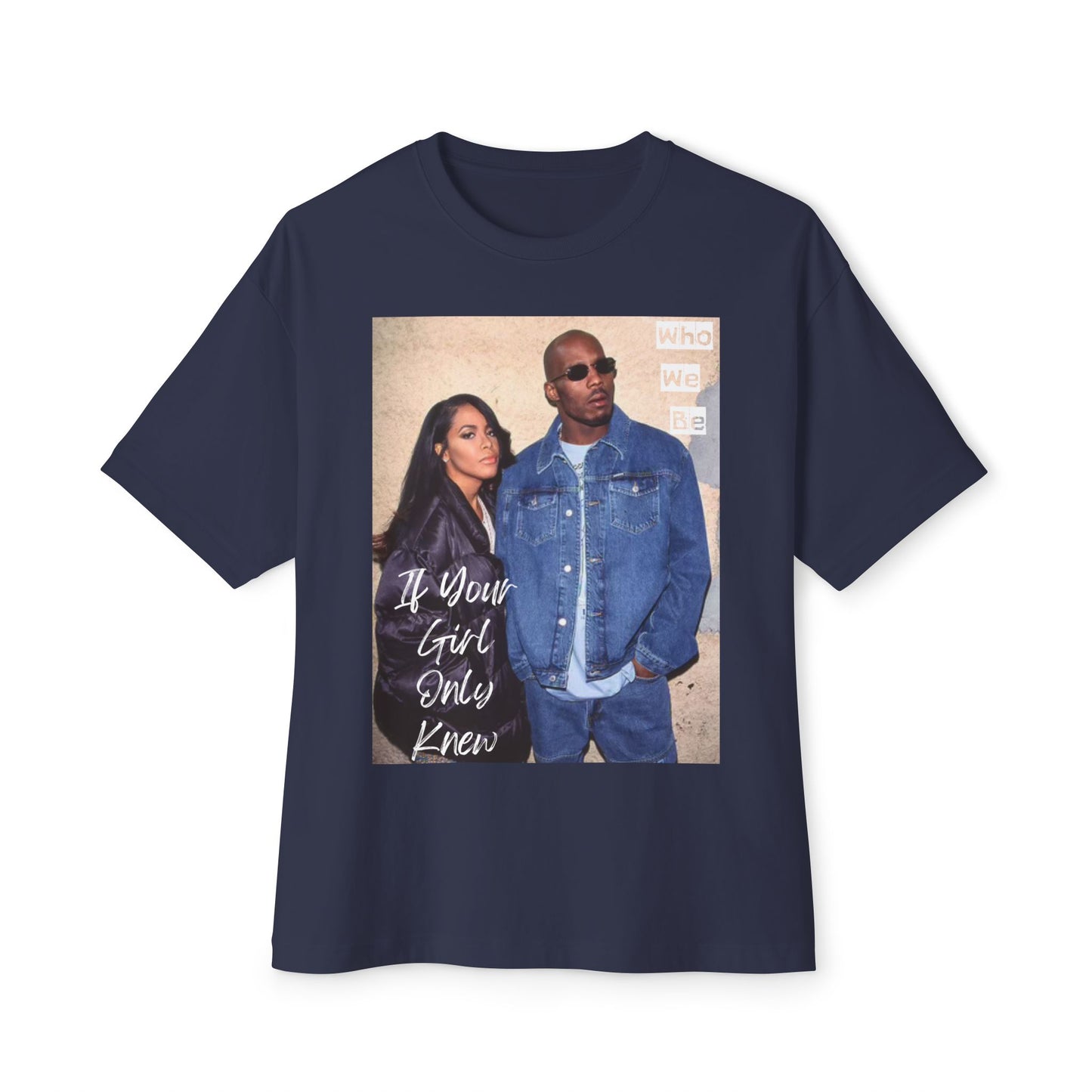 Retro Graphic Oversized Tee, Streetwear Top, Unisex Casual Shirt, Vintage Style Tee | Aaliyah & DMX