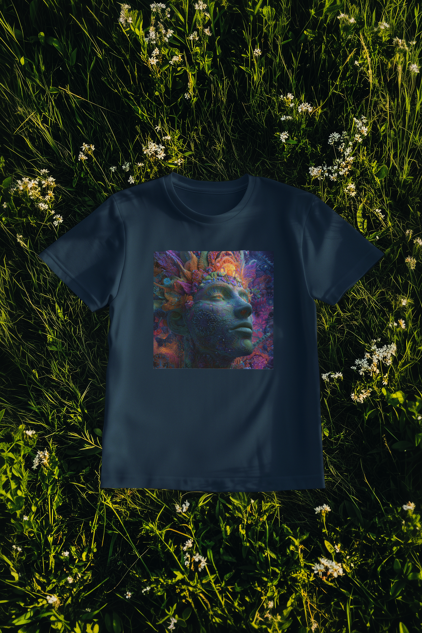 Colorful Artistic Oversized Tee, Unisex Box T-Shirt | "Renewing Of Your Mind"