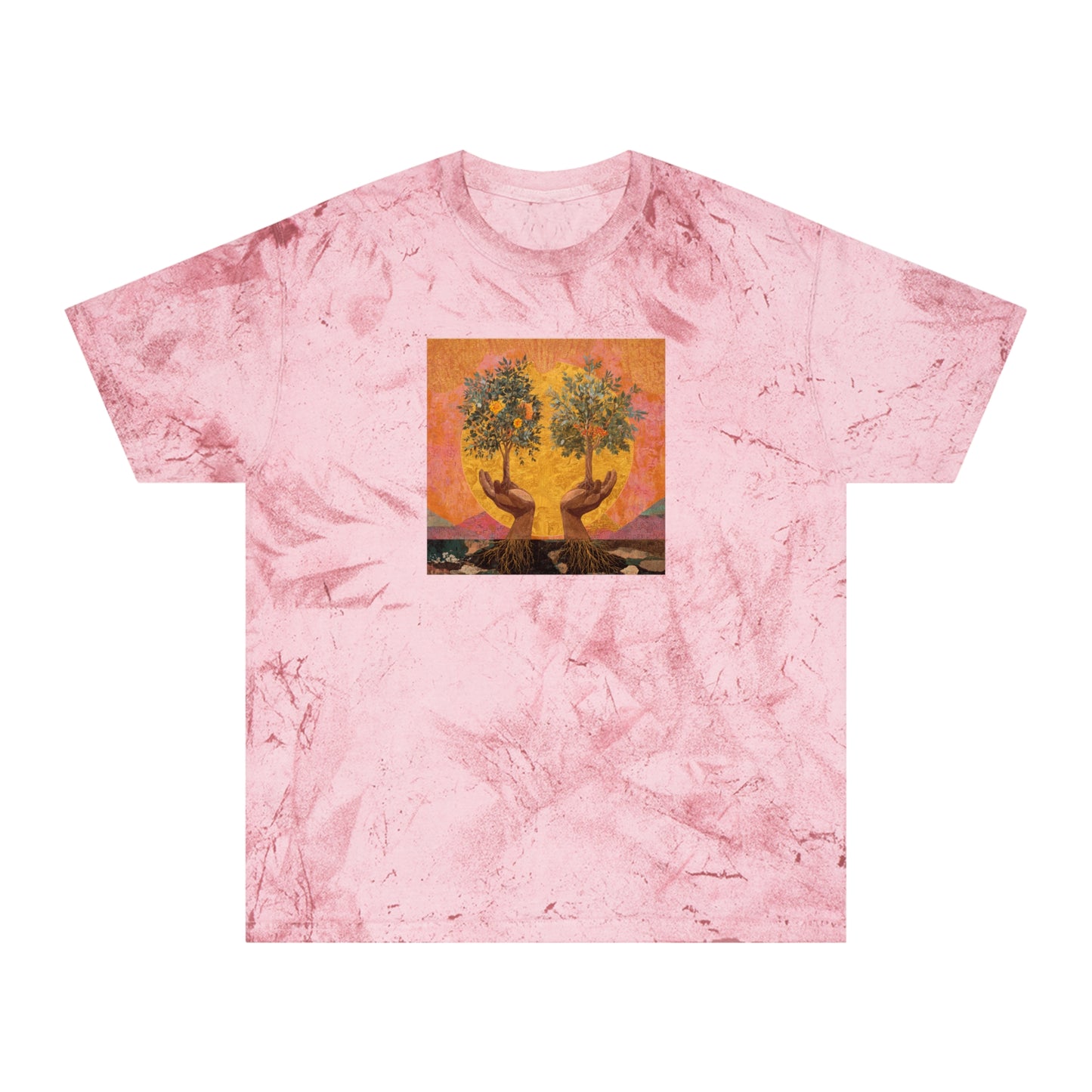 Unisex Color Bohemian Tee, Eco-Friendly Apparel