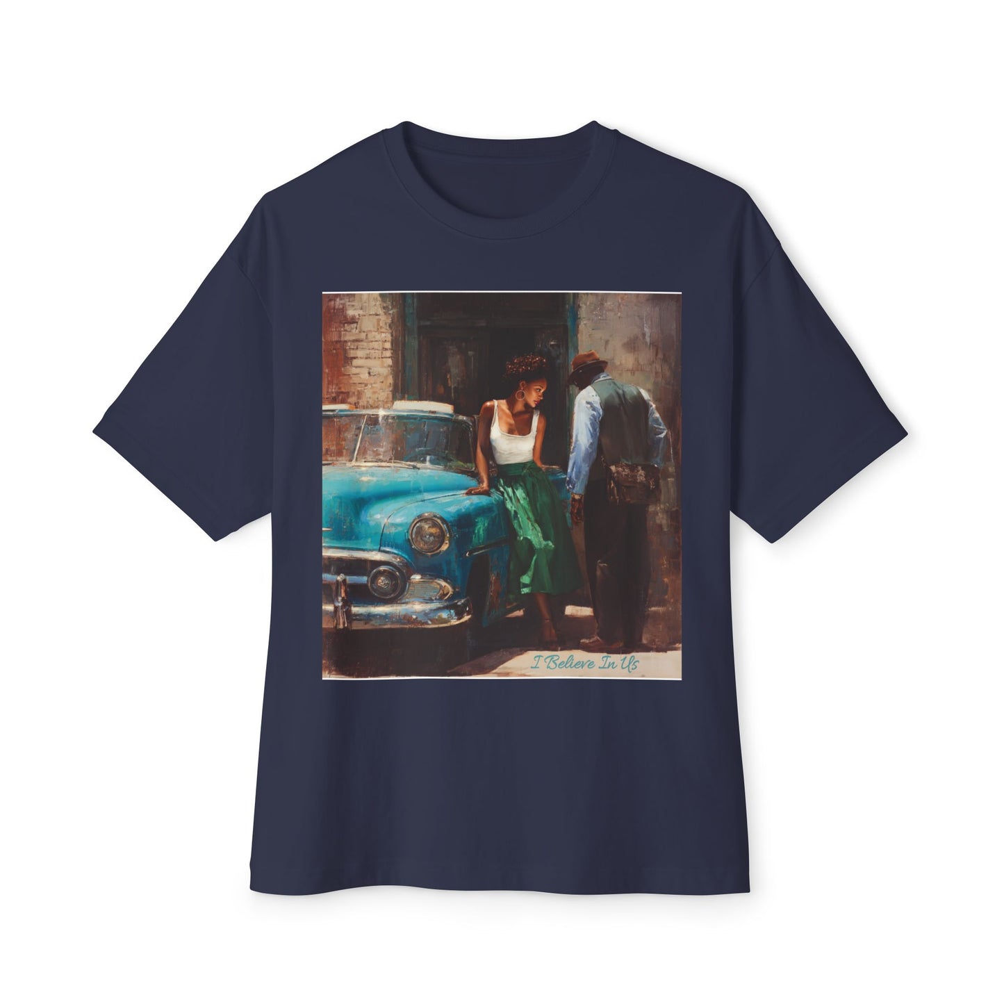 Vintage-Inspired Unisex Box Tee | "I Believe In Us"