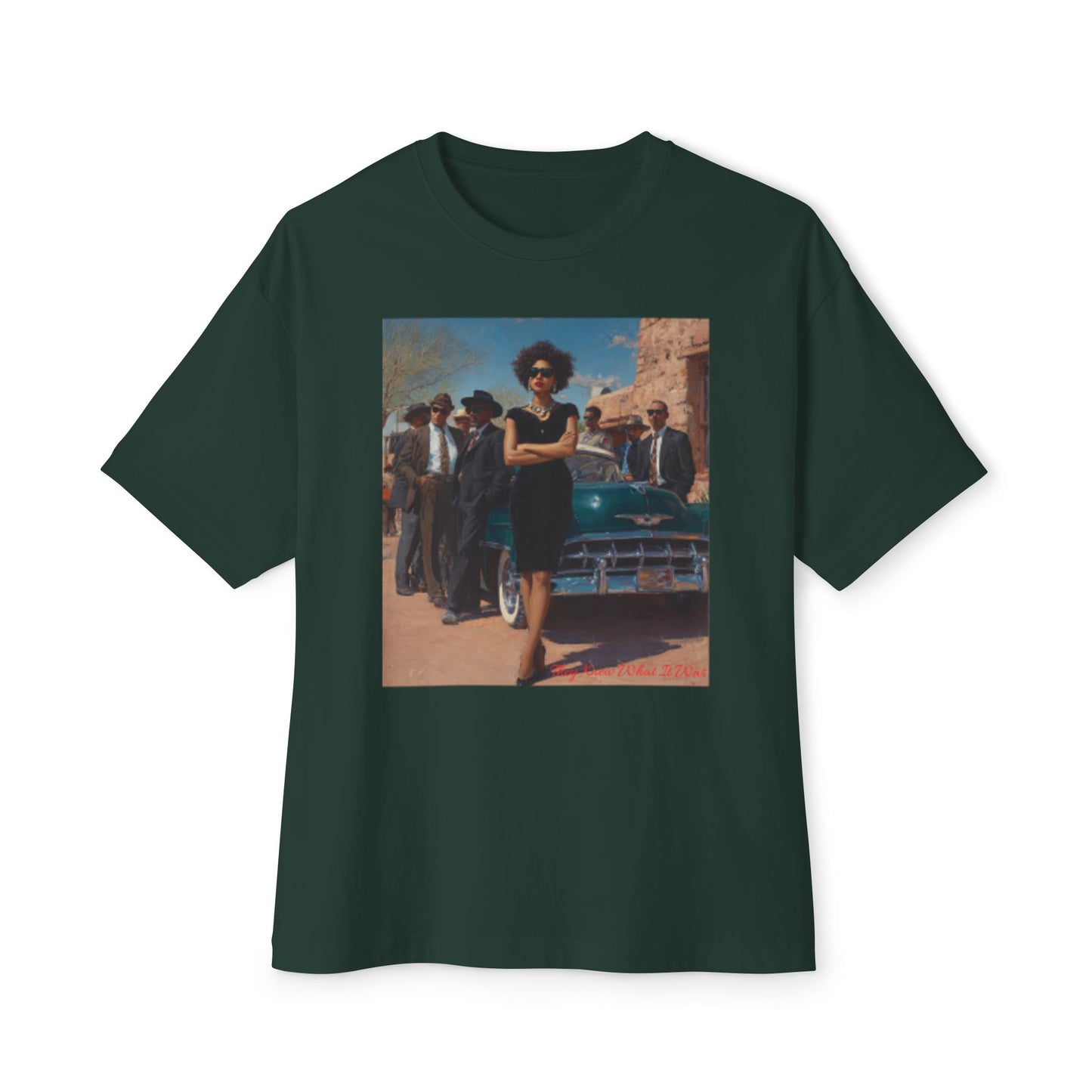 Stylish Unisex Oversized Vintage Tee | "They Knew What It Was"