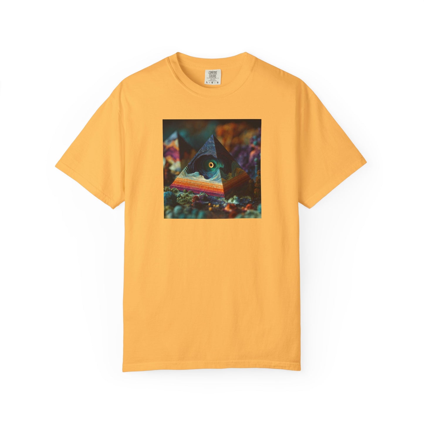 Colorful Pyramid Graphic Unisex T-Shirt | "3D Pyramid"