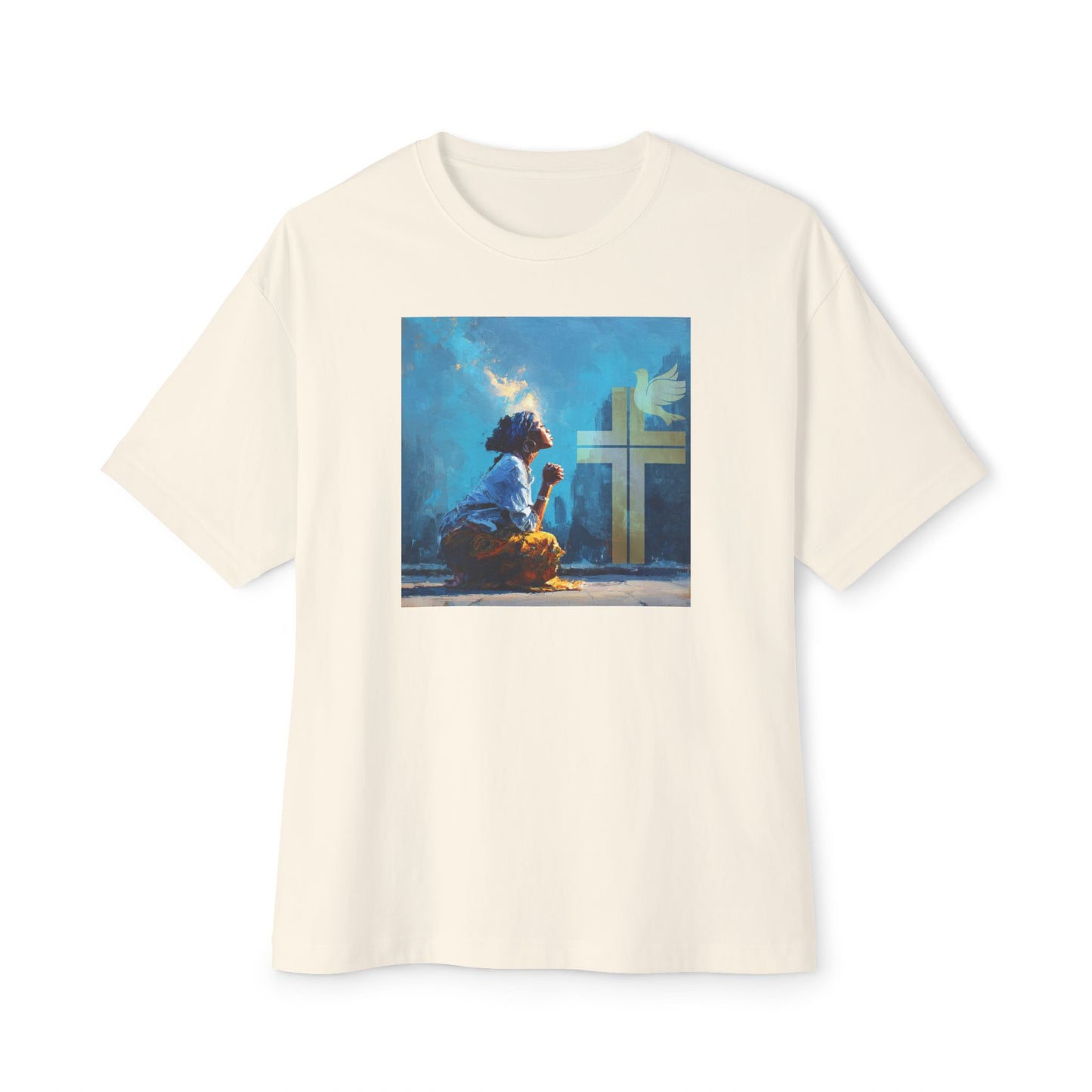 Unisex Oversized Boxy Tee | Prayer