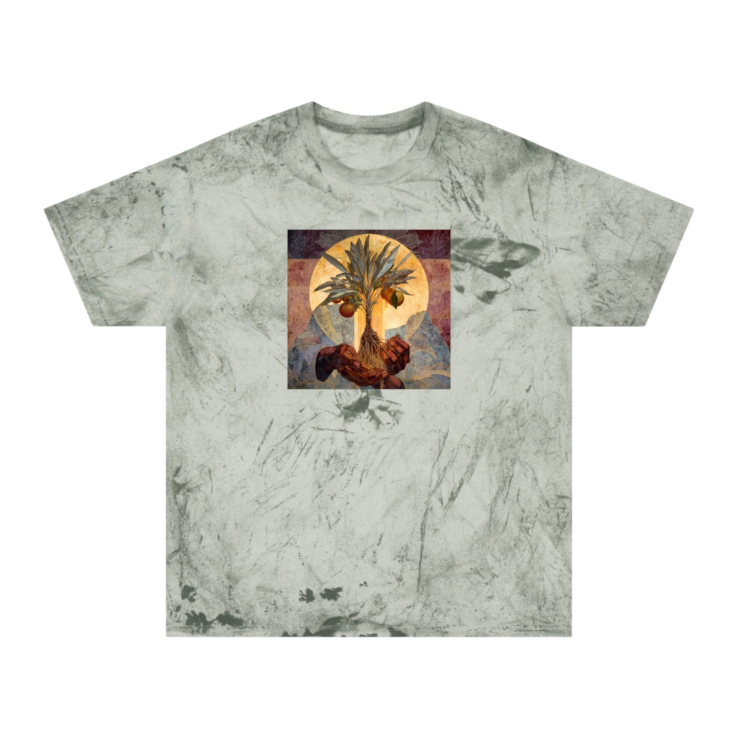Tropical Vibe T-Shirt | Unisex Tie-Dye Tee for Festivals