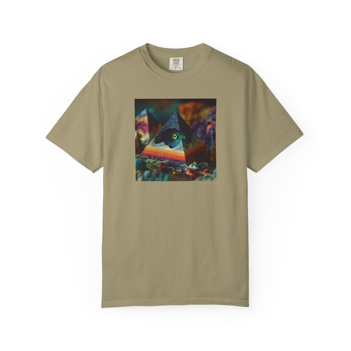 Colorful Pyramid Graphic Unisex T-Shirt | "3D Pyramid"