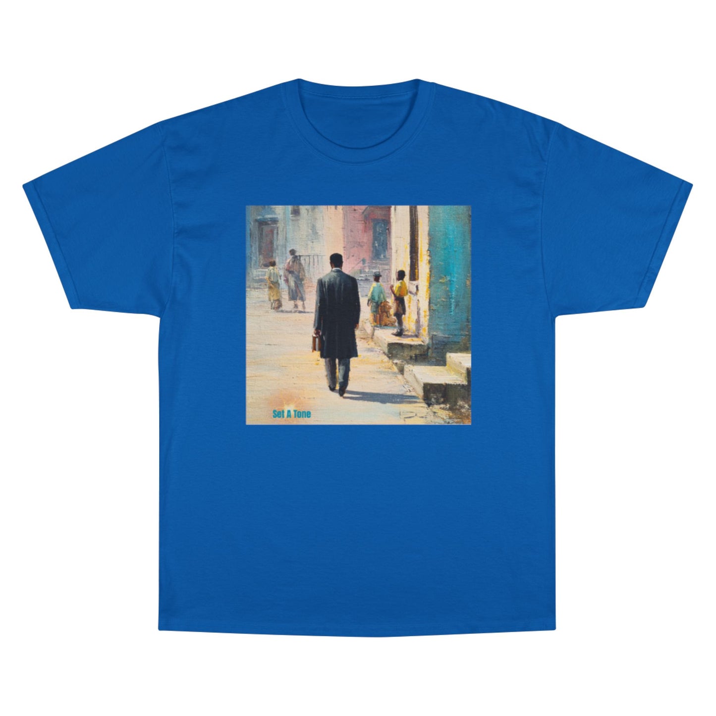 Artistic Unisex Champion T-Shirt | "Set A Tone"