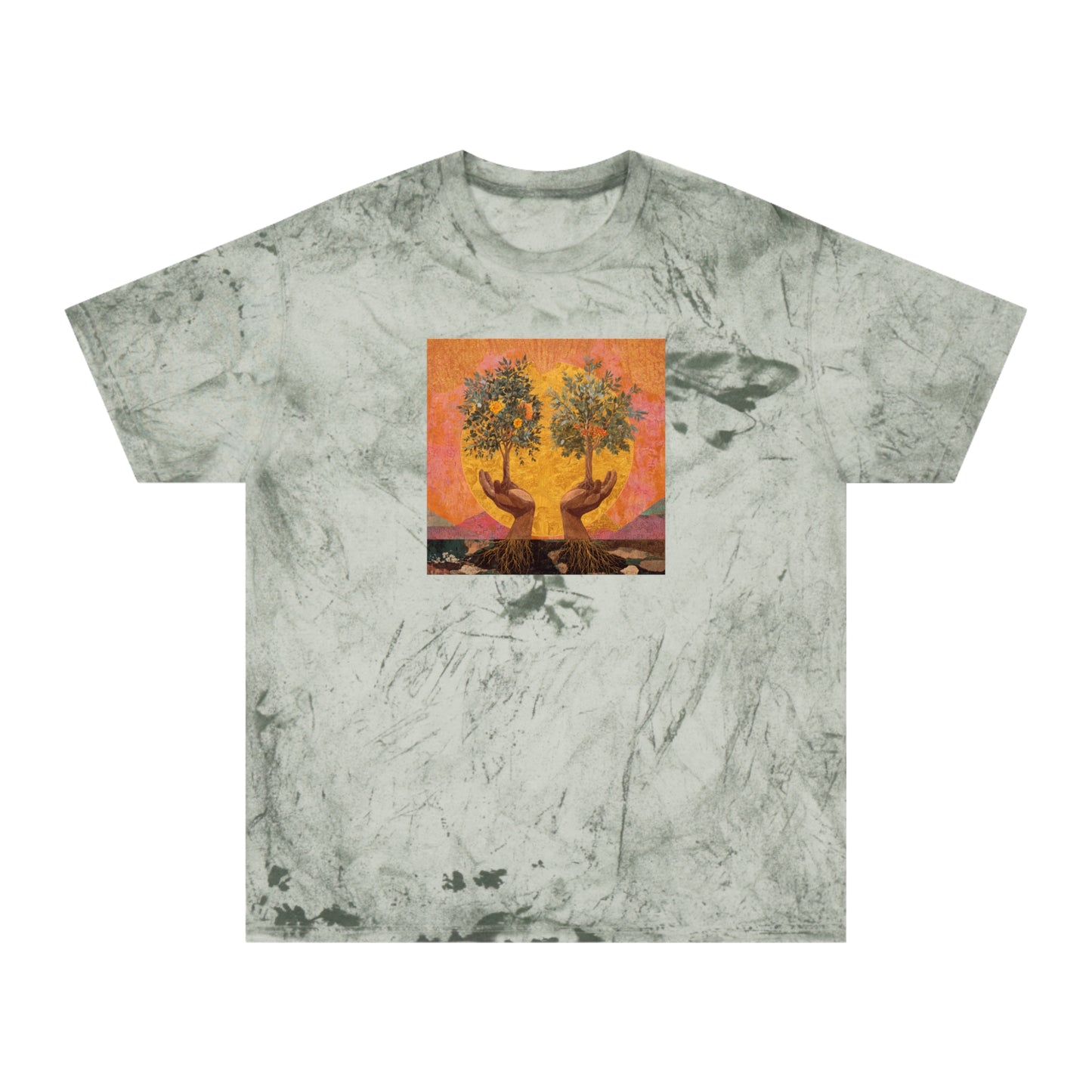 Unisex Color Bohemian Tee, Eco-Friendly Apparel