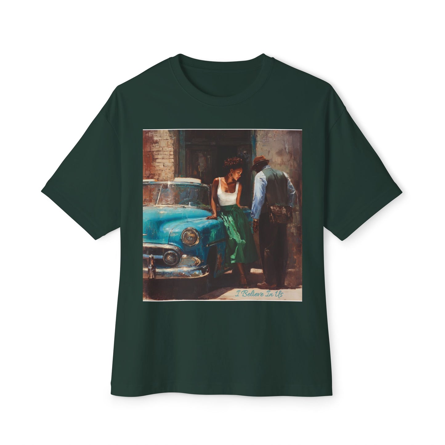 Vintage-Inspired Unisex Box Tee | "I Believe In Us"