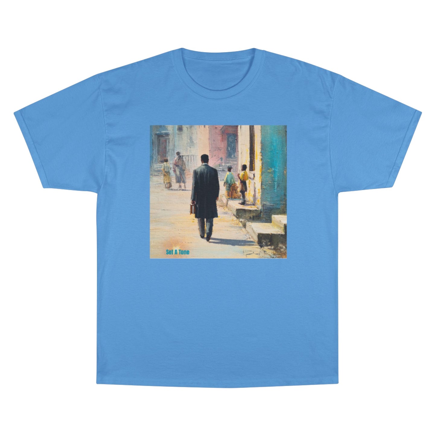 Artistic Unisex Champion T-Shirt | "Set A Tone"
