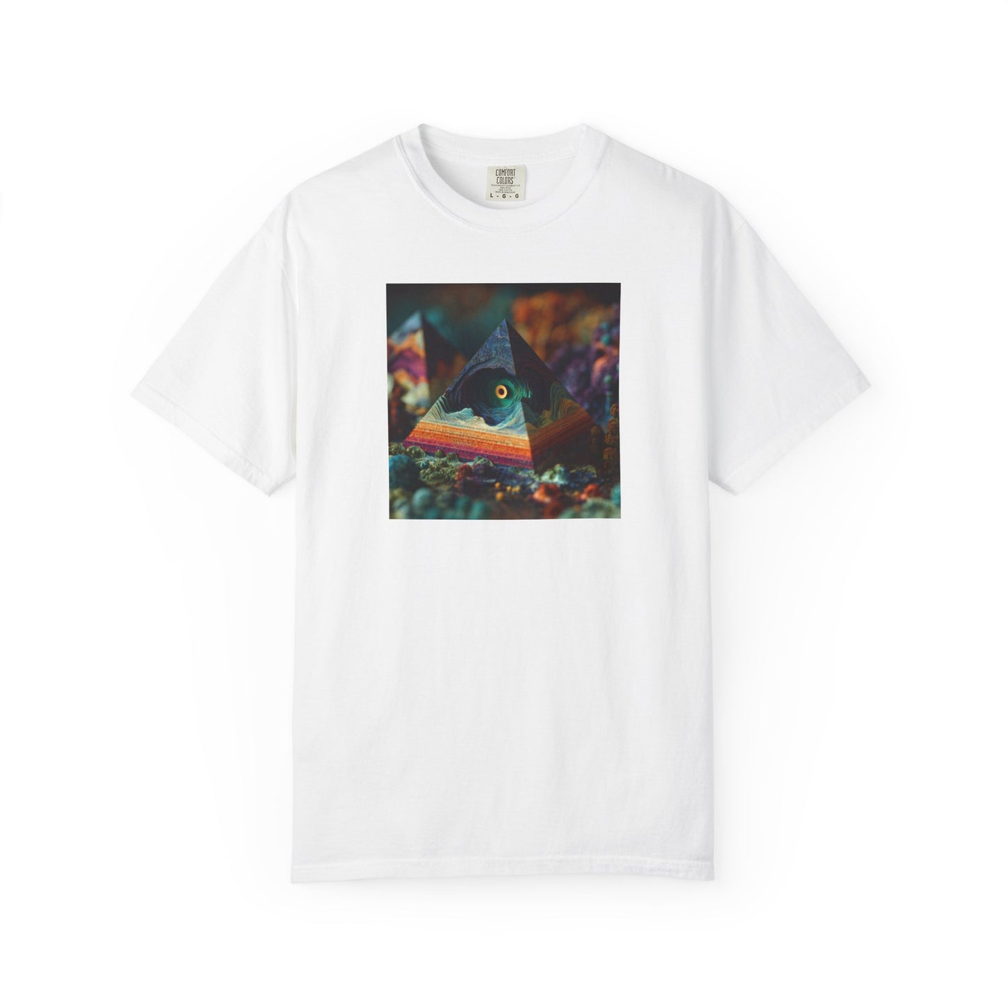 Colorful Pyramid Graphic Unisex T-Shirt | "3D Pyramid"