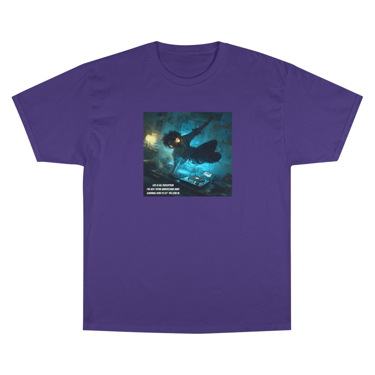 Cool Unisex Champion Style Graphic Tee | The Studio Artist