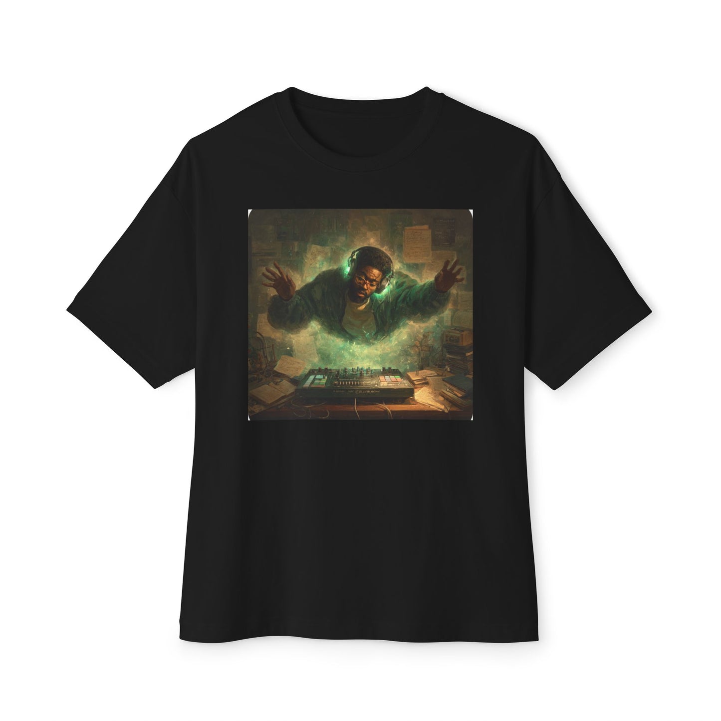 Men's Mystical Oversized Tee for Creative Souls