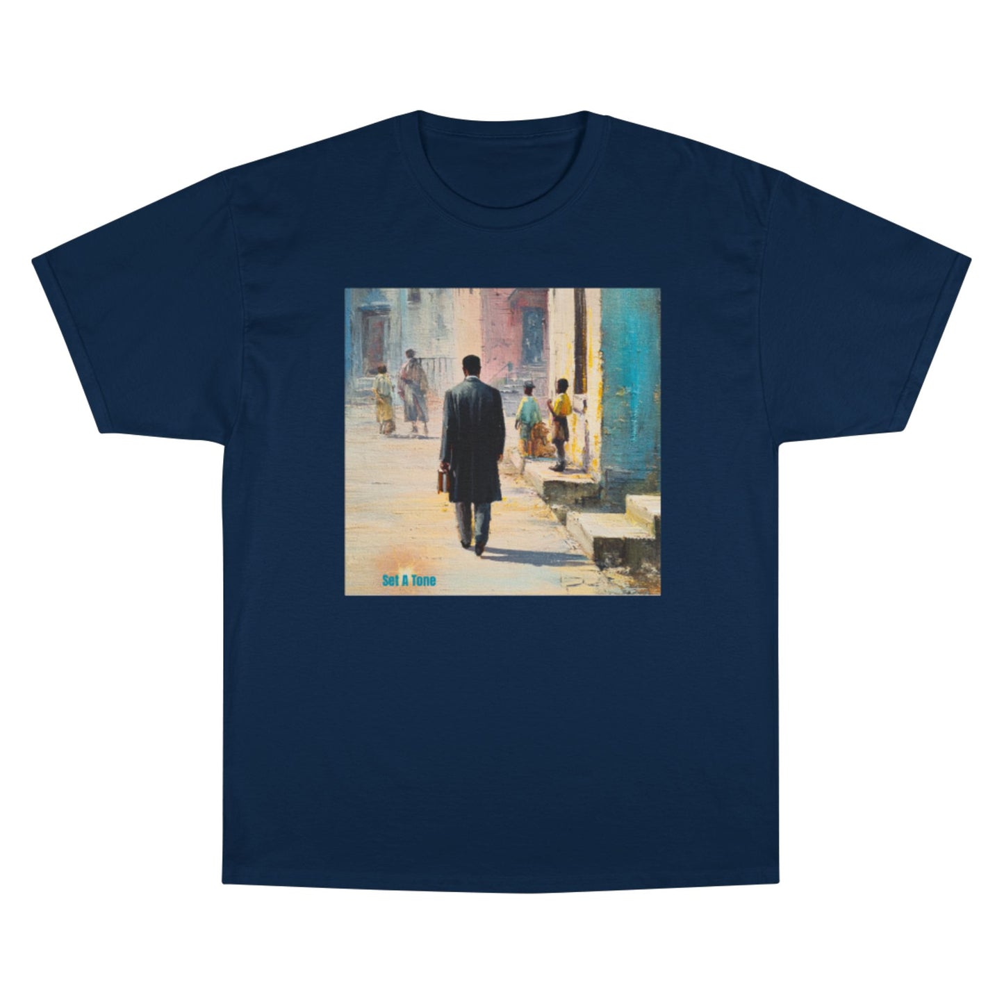 Artistic Unisex Champion T-Shirt | "Set A Tone"