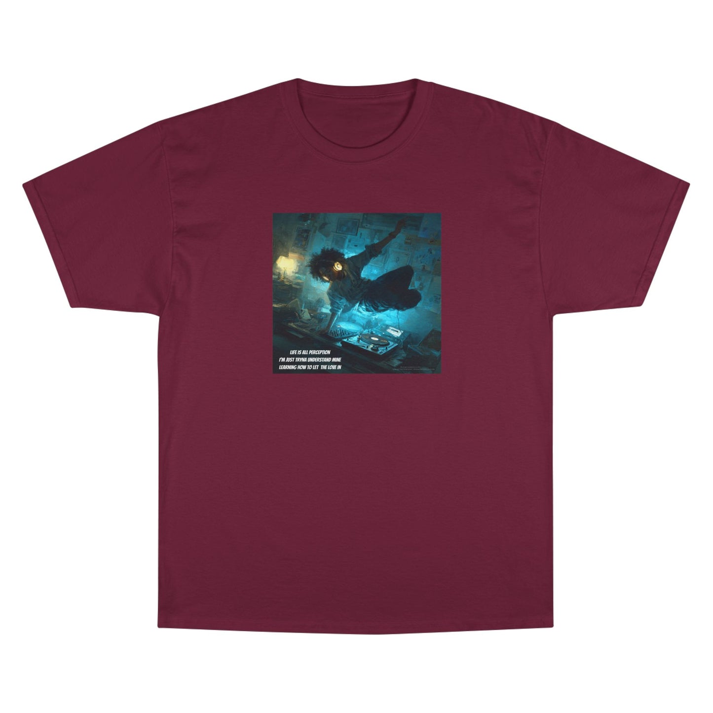 Cool Unisex Champion Style Graphic Tee | The Studio Artist