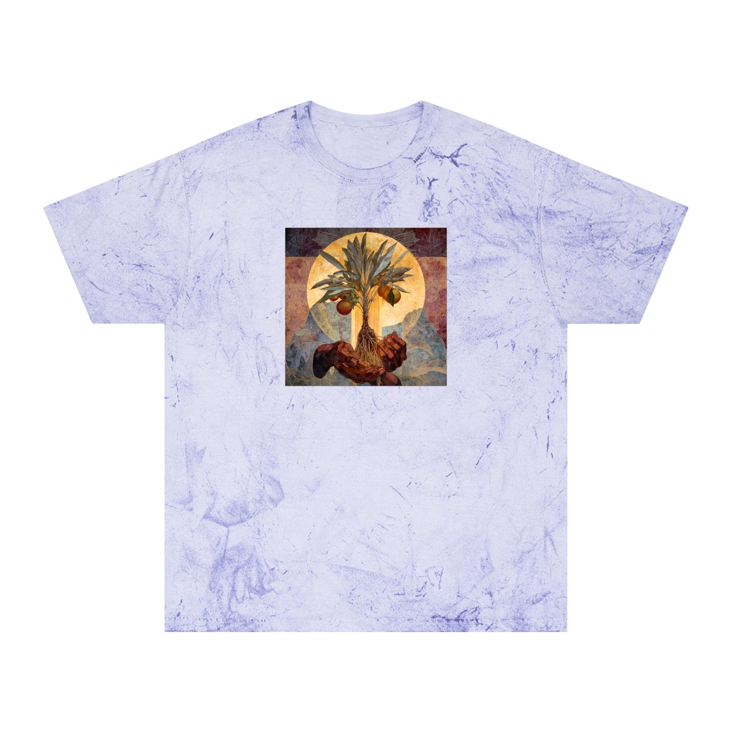 Tropical Vibe T-Shirt | Unisex Tie-Dye Tee for Festivals