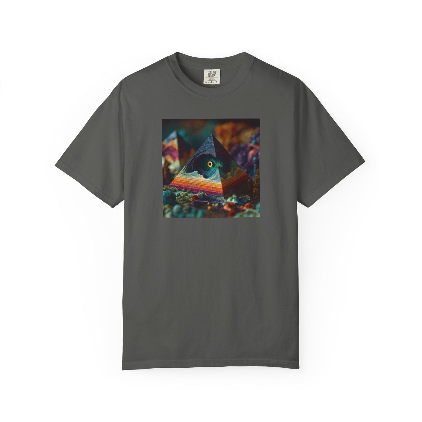 Colorful Pyramid Graphic Unisex T-Shirt | "3D Pyramid"