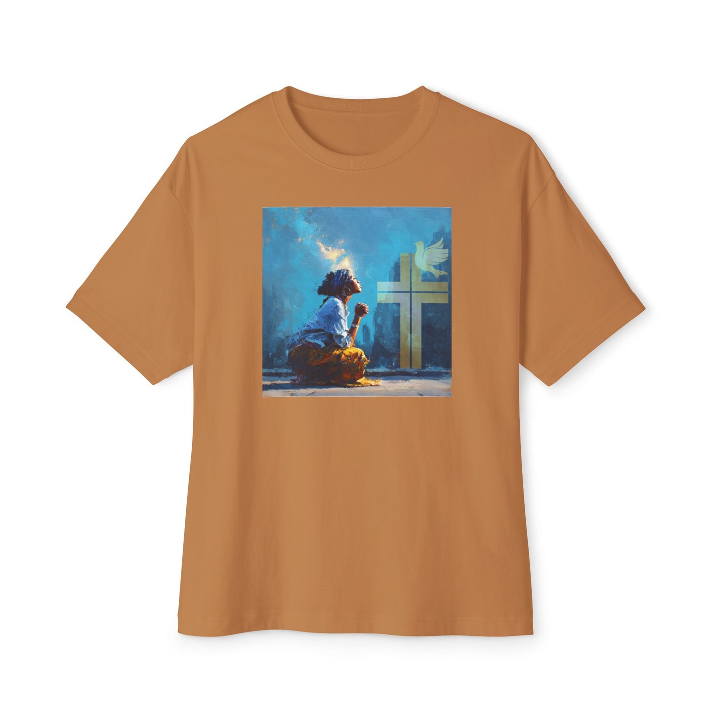 Unisex Oversized Boxy Tee | Prayer