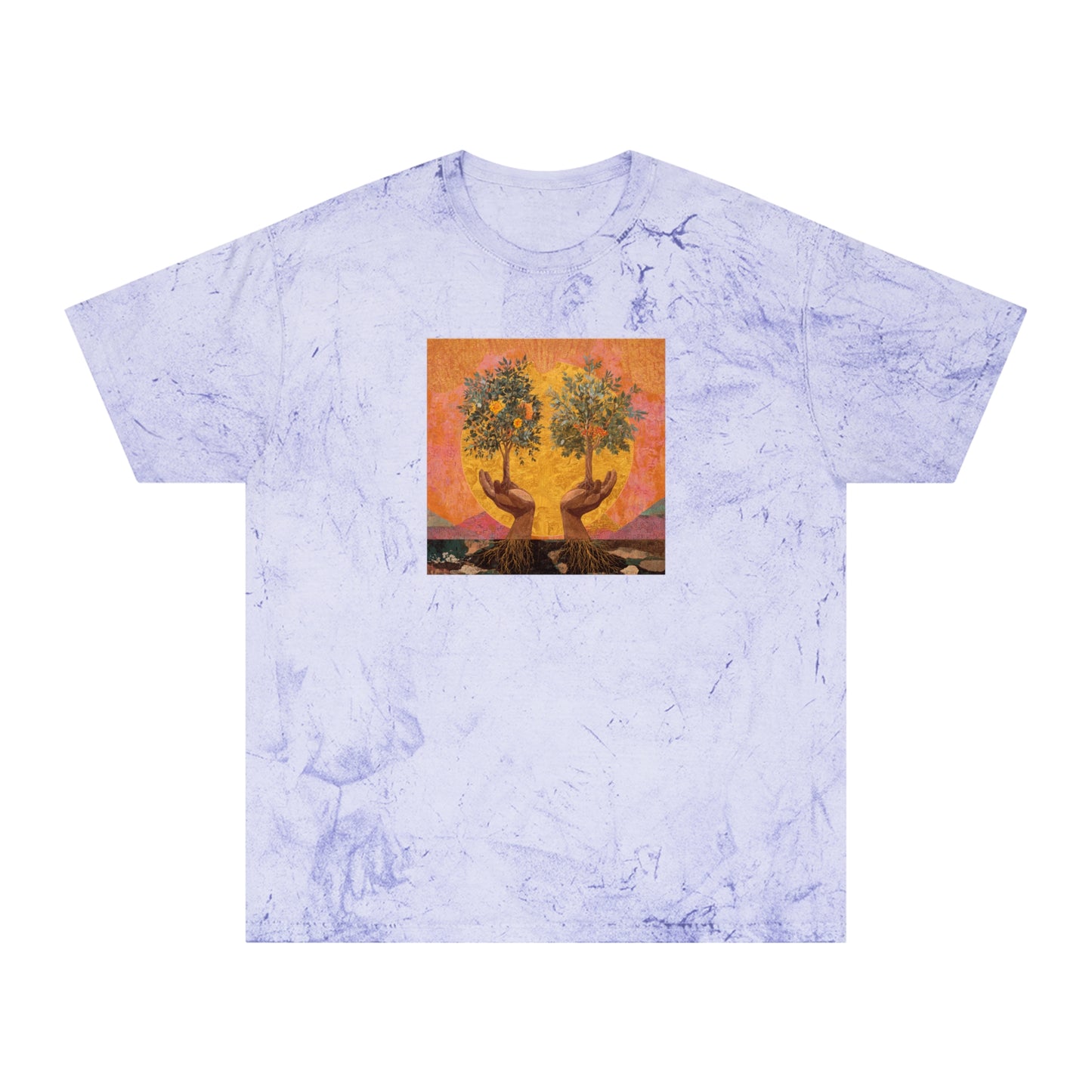 Unisex Color Bohemian Tee, Eco-Friendly Apparel