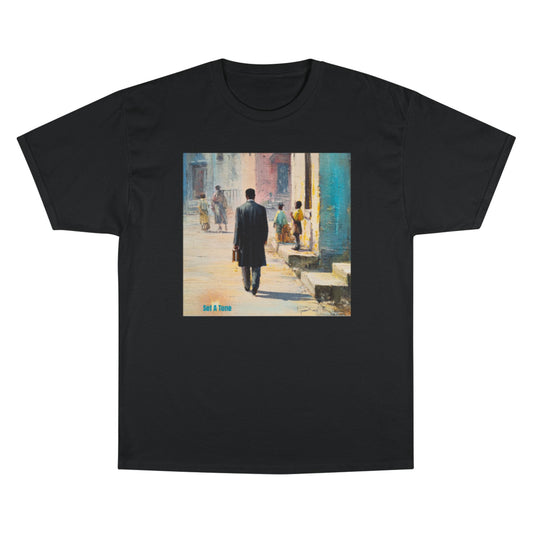Artistic Unisex Champion T-Shirt | "Set A Tone"