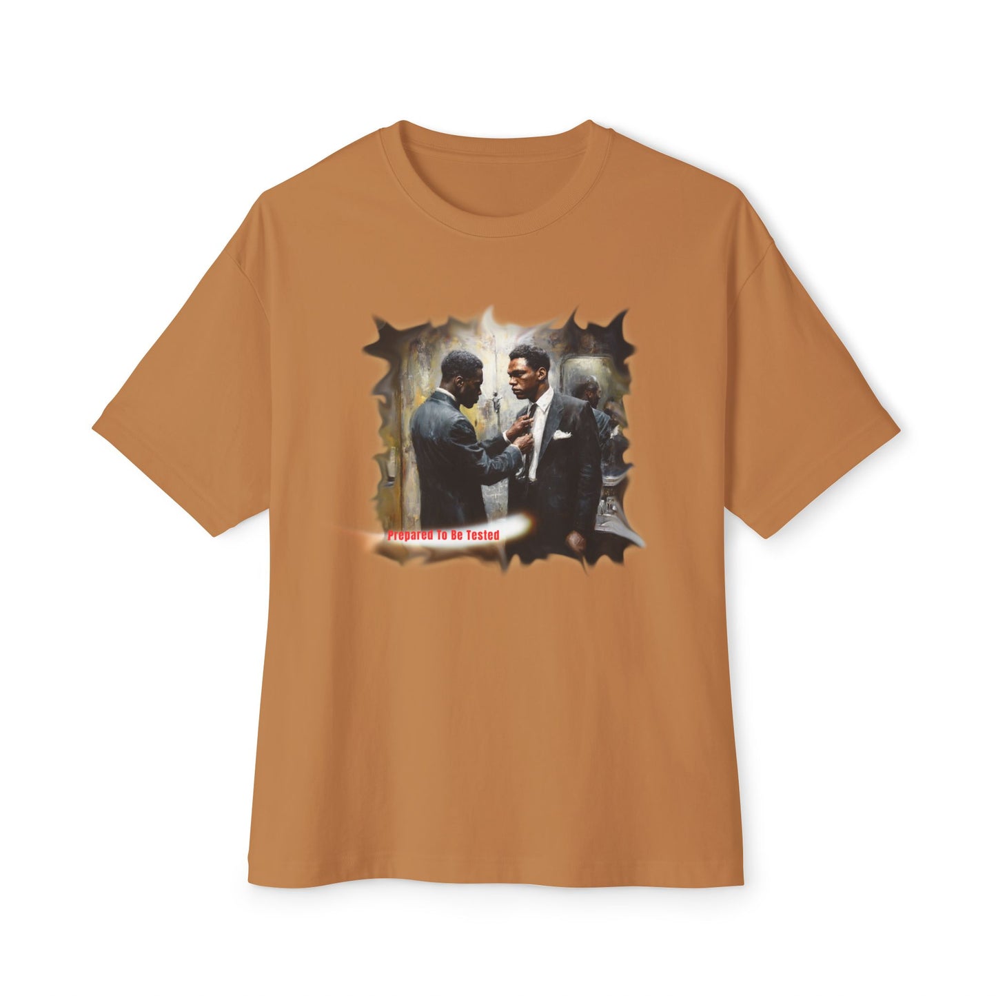 Classic Oversized Vintage Tee, Unisex | "Prepared To Be Tested"