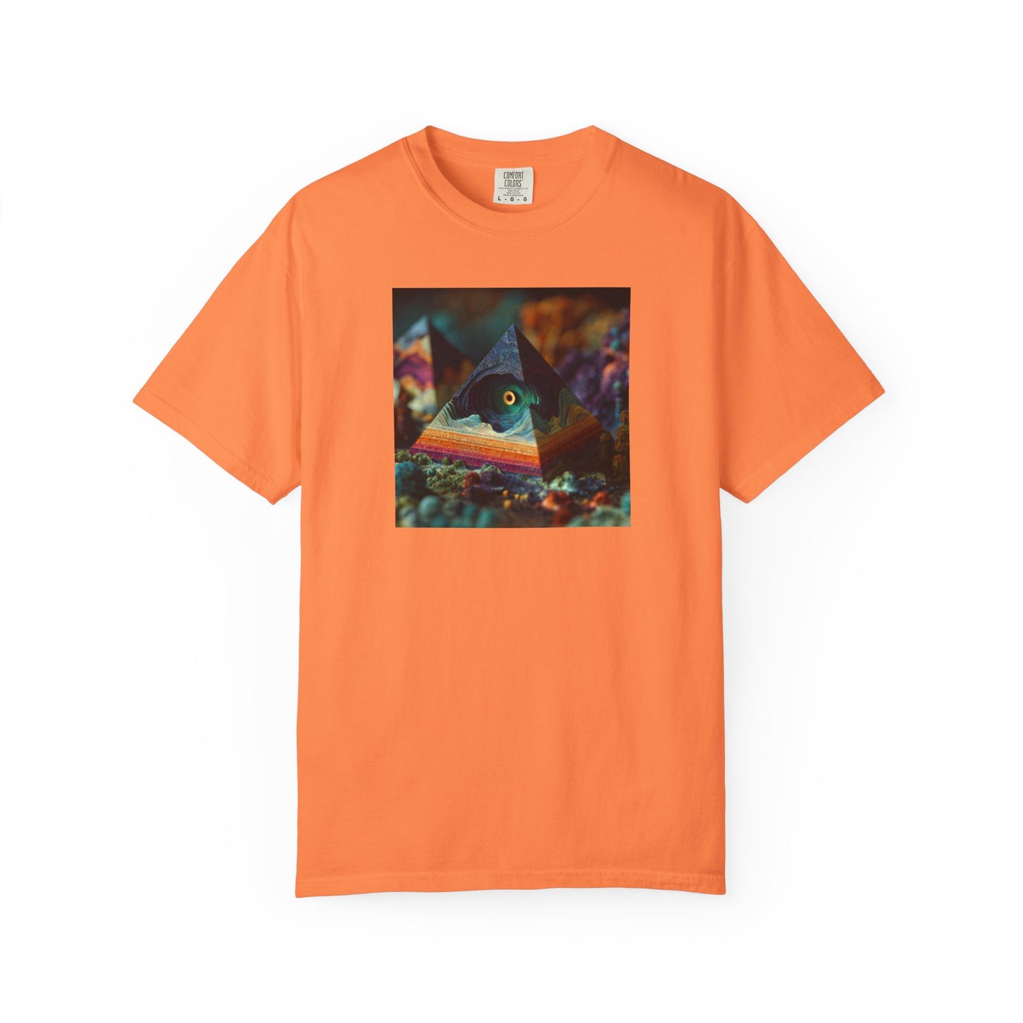 Colorful Pyramid Graphic Unisex T-Shirt | "3D Pyramid"