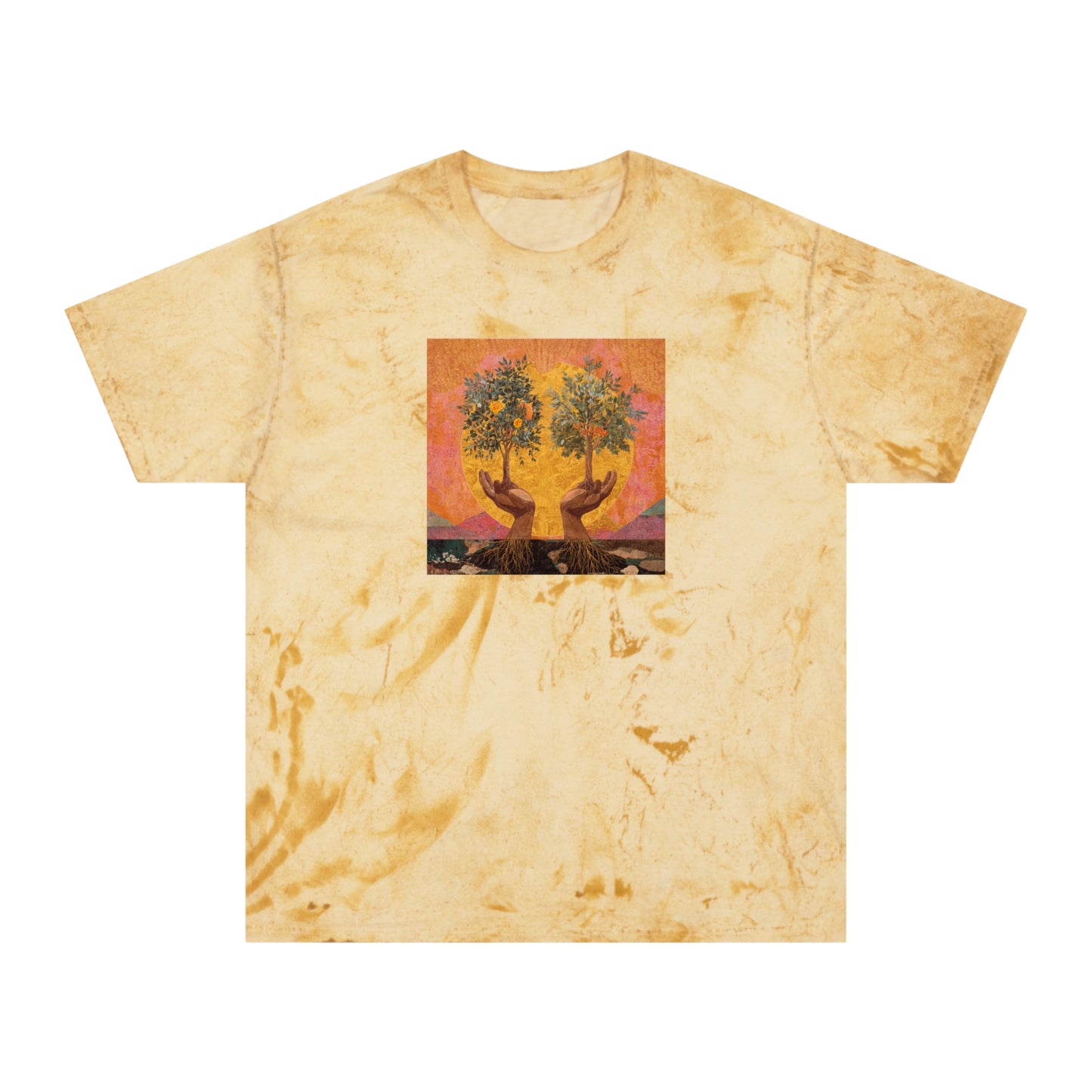 Unisex Color Bohemian Tee, Eco-Friendly Apparel