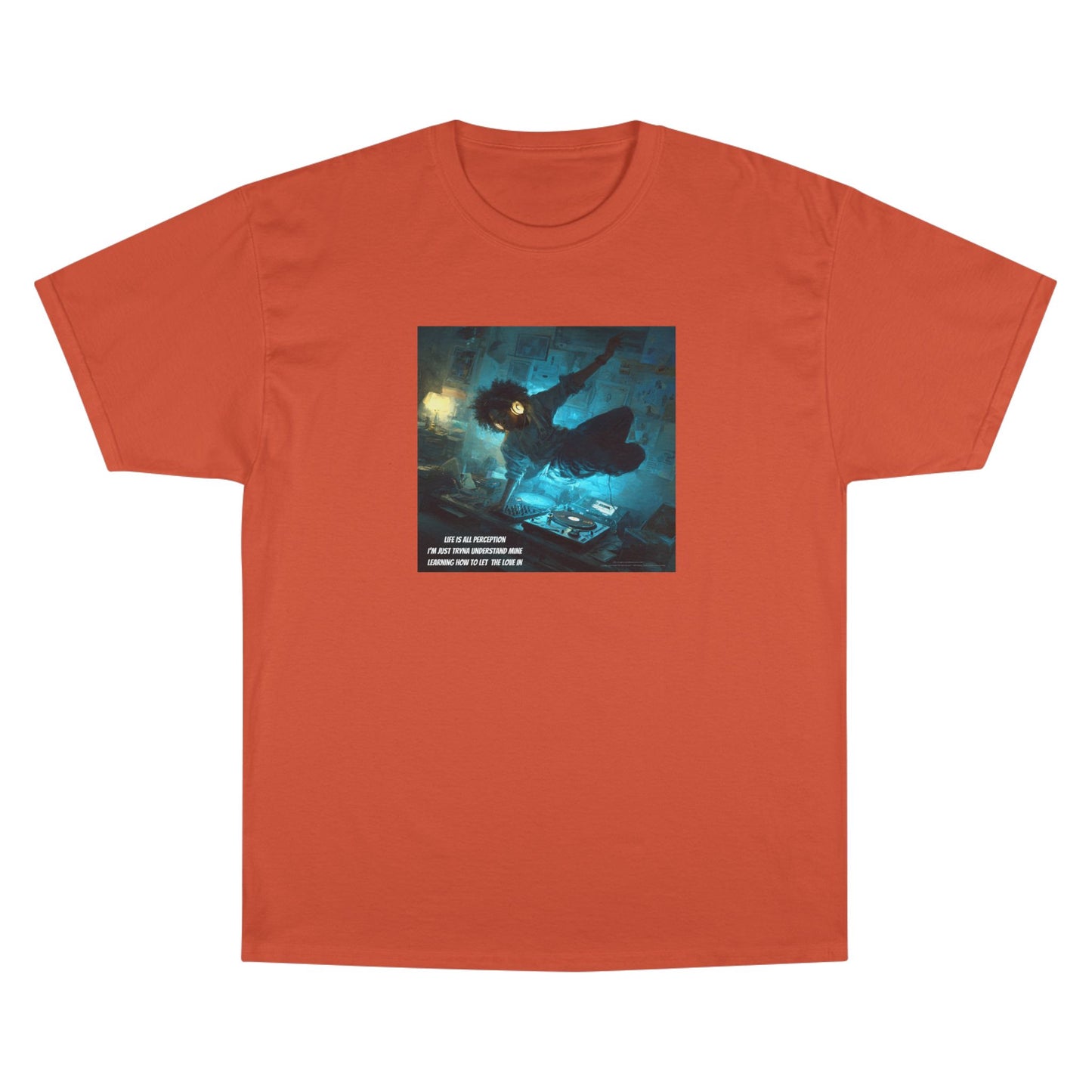 Cool Unisex Champion Style Graphic Tee | The Studio Artist