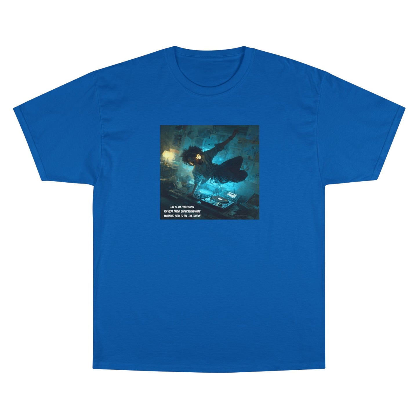 Cool Unisex Champion Style Graphic Tee | The Studio Artist