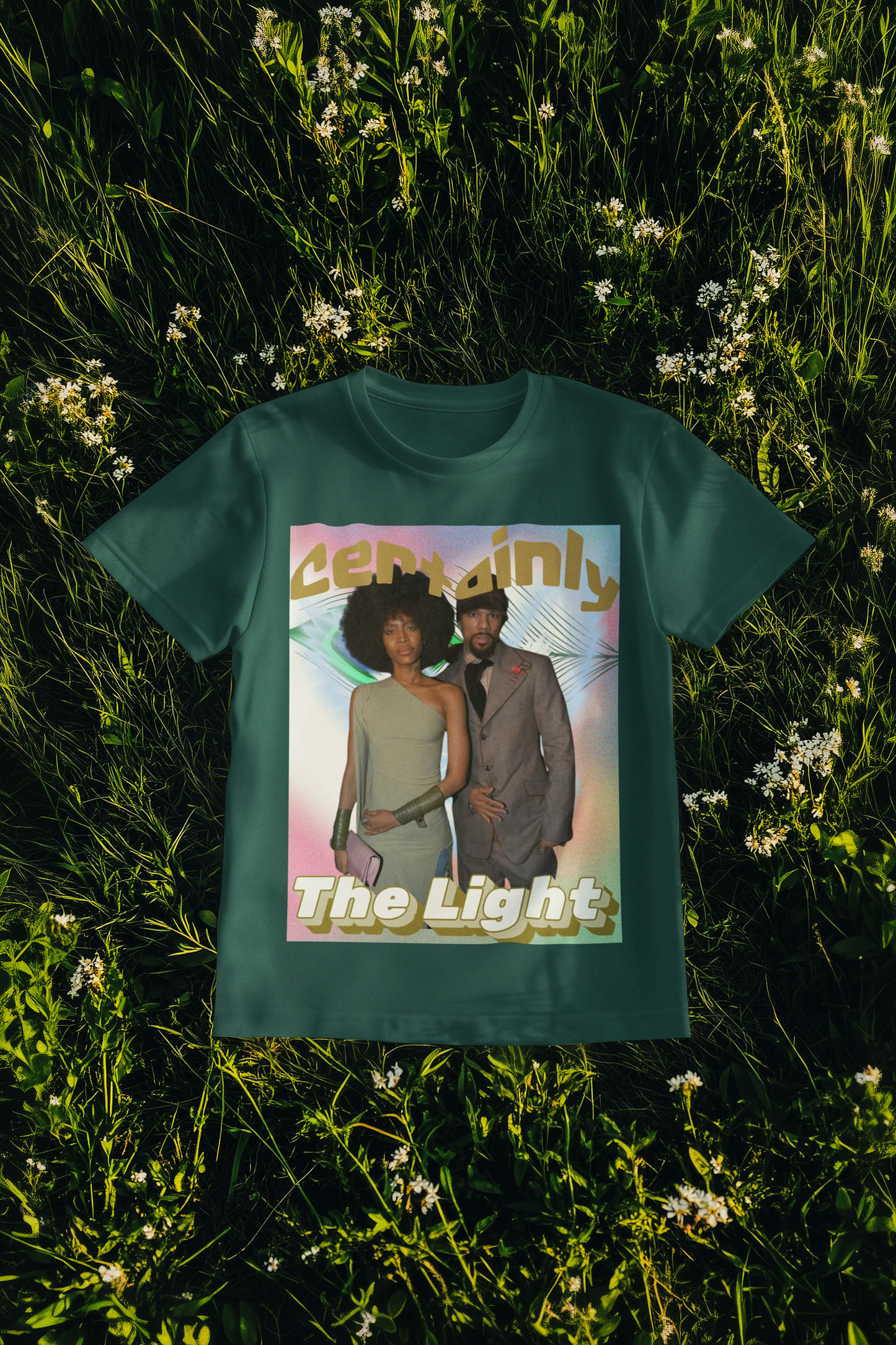 90's Retro Vibe Oversized Tee | Erykah Badu & Common | "Certainly The Light"