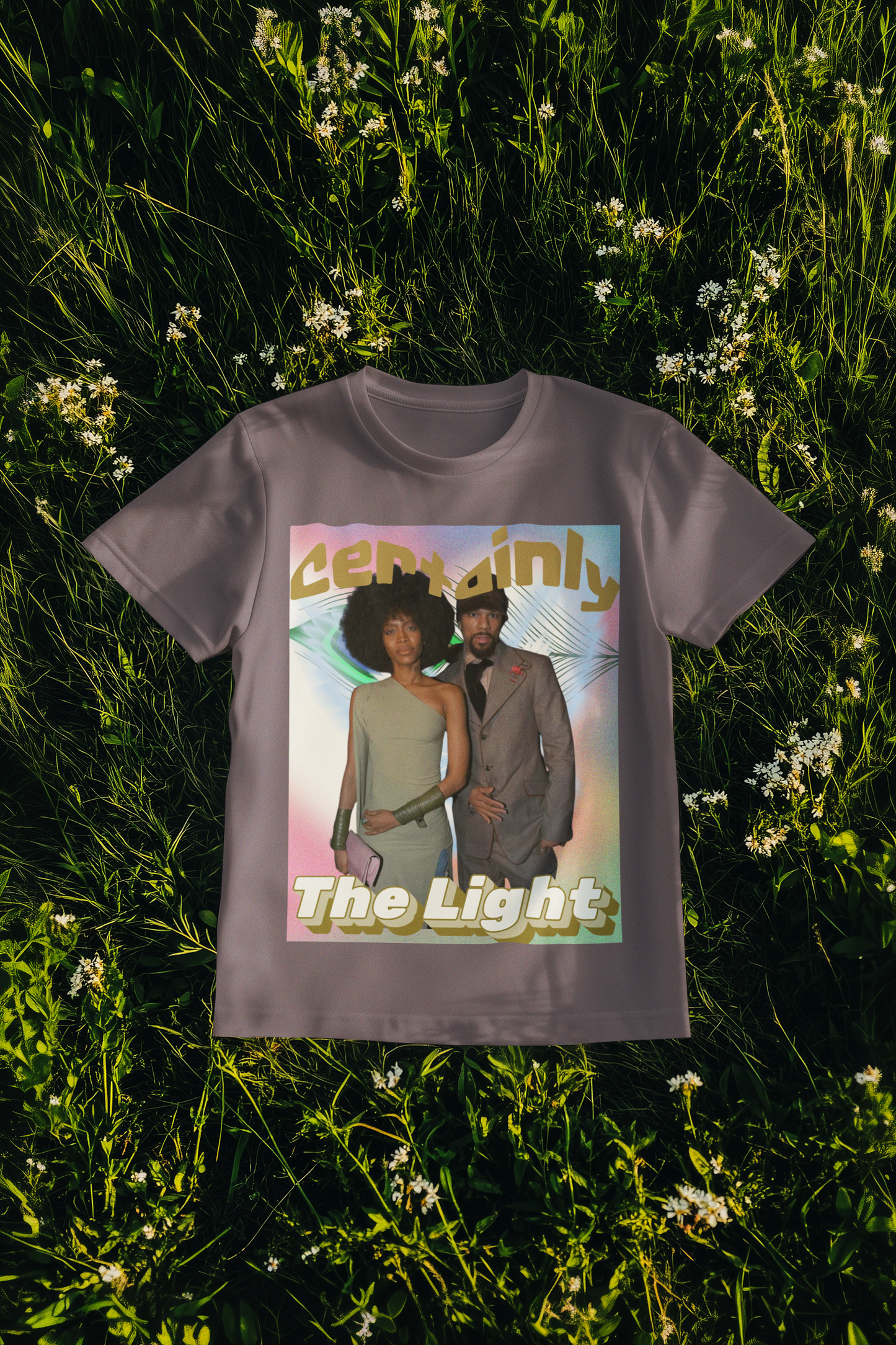 90's Retro Vibe Oversized Tee | Erykah Badu & Common | "Certainly The Light"
