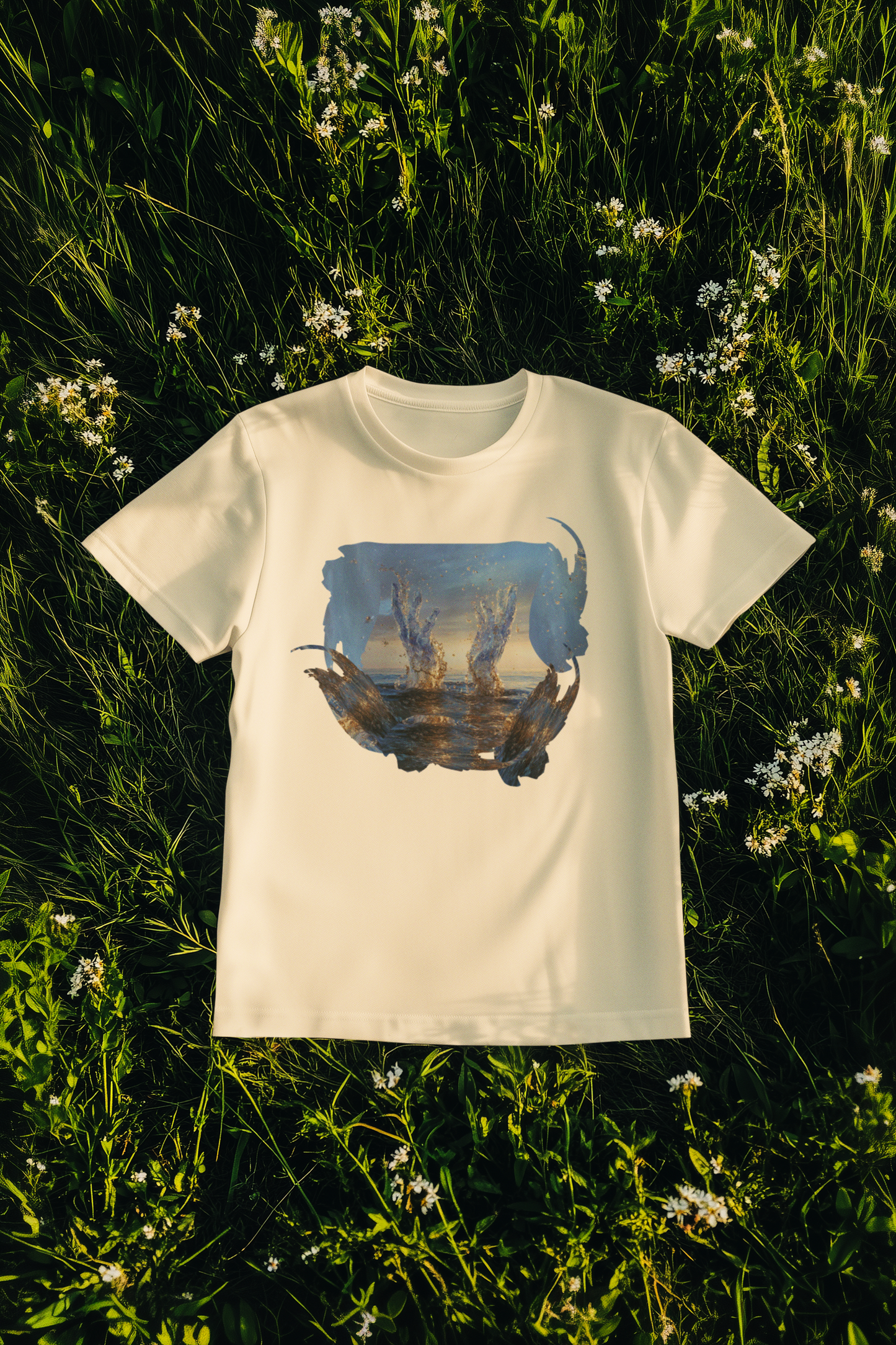 Unisex Oversized T-Shirt | "Water Hands"