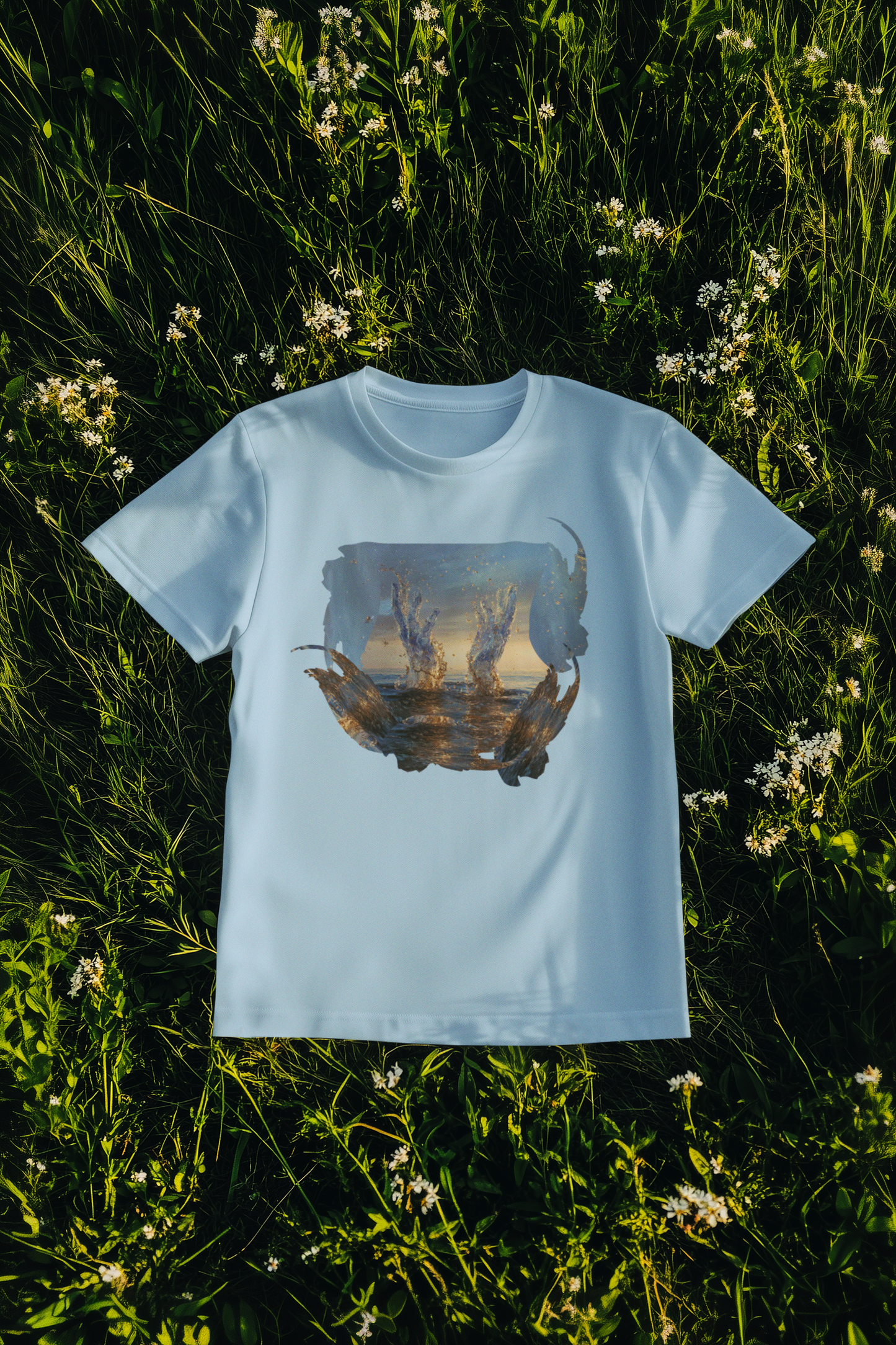 Unisex Oversized T-Shirt | "Water Hands"