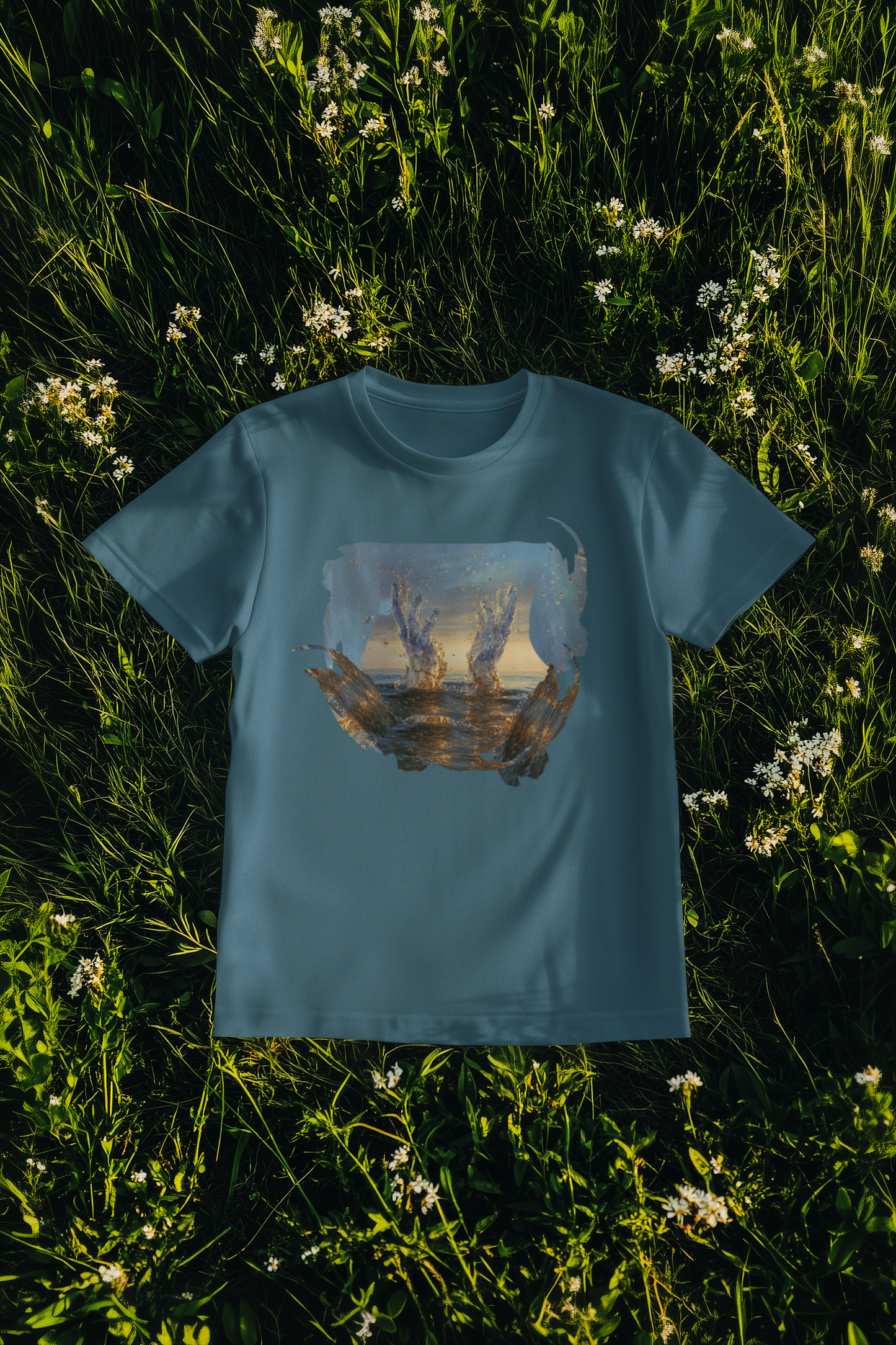 Unisex Oversized T-Shirt | "Water Hands"