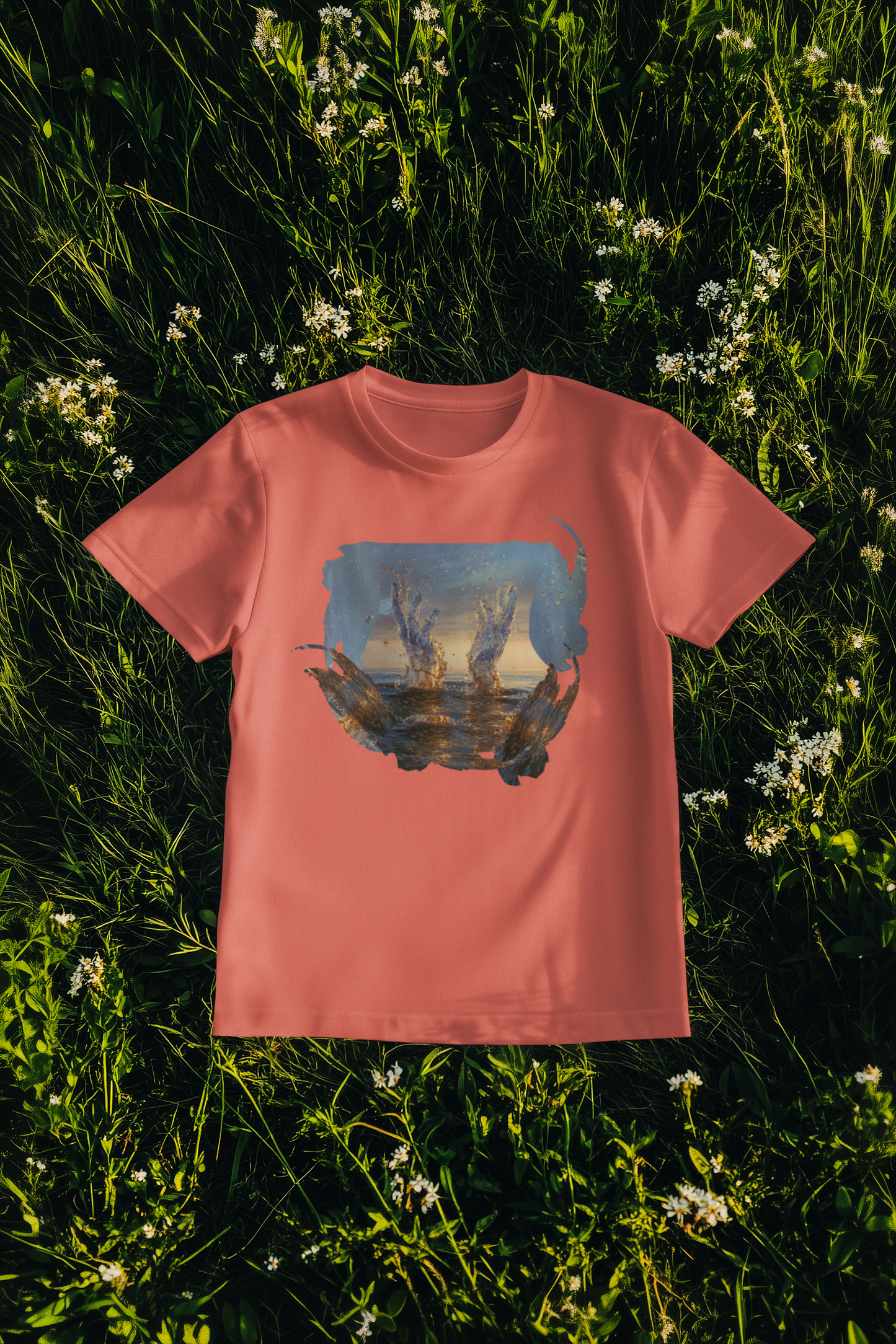 Unisex Oversized T-Shirt | "Water Hands"