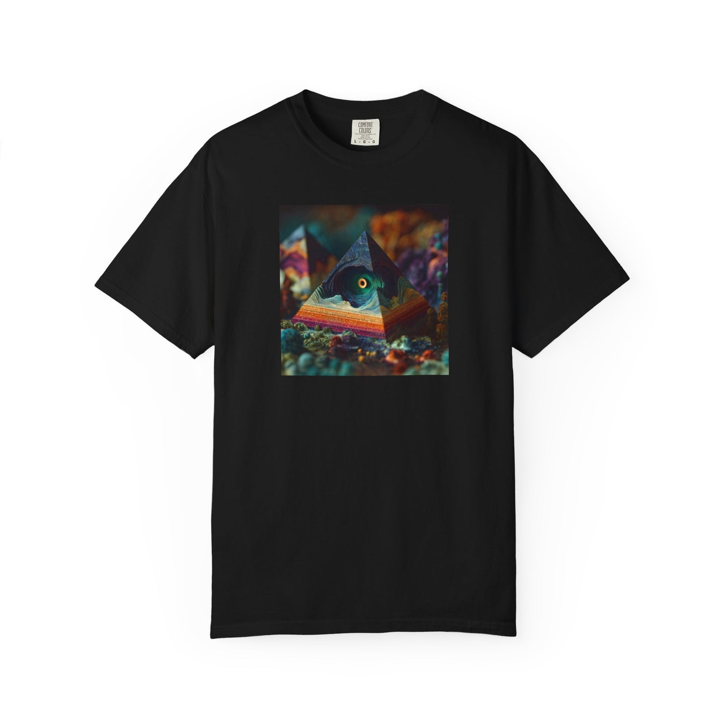 Colorful Pyramid Graphic Unisex T-Shirt | "3D Pyramid"