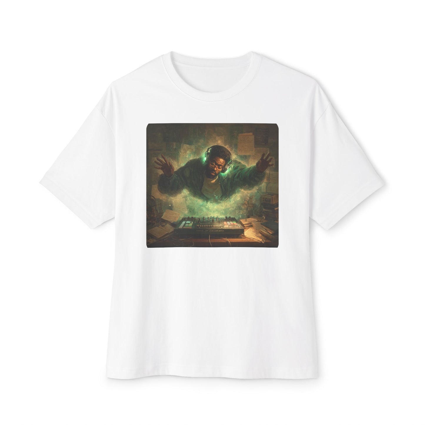 Men's Mystical Oversized Tee for Creative Souls