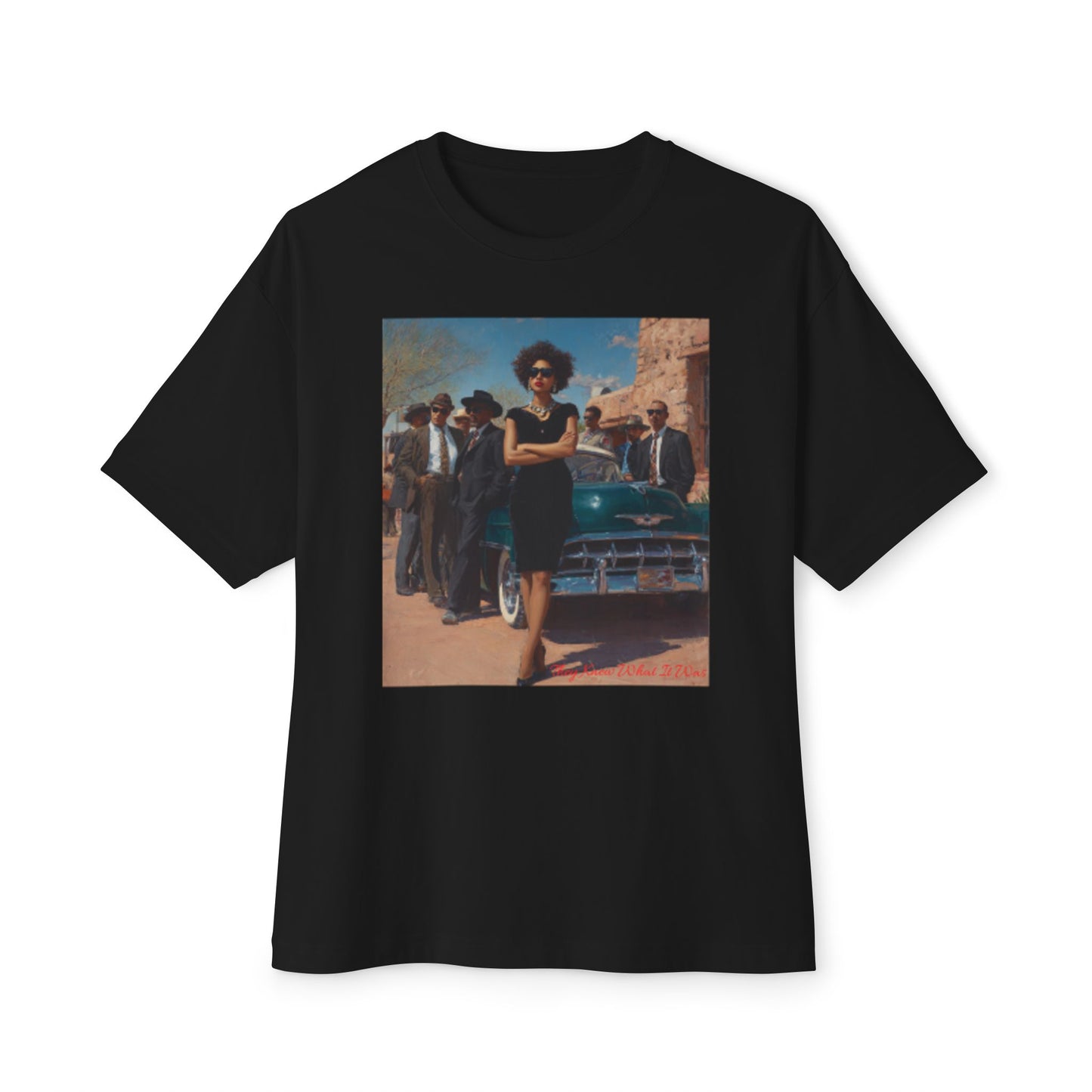 Stylish Unisex Oversized Vintage Tee | "They Knew What It Was"