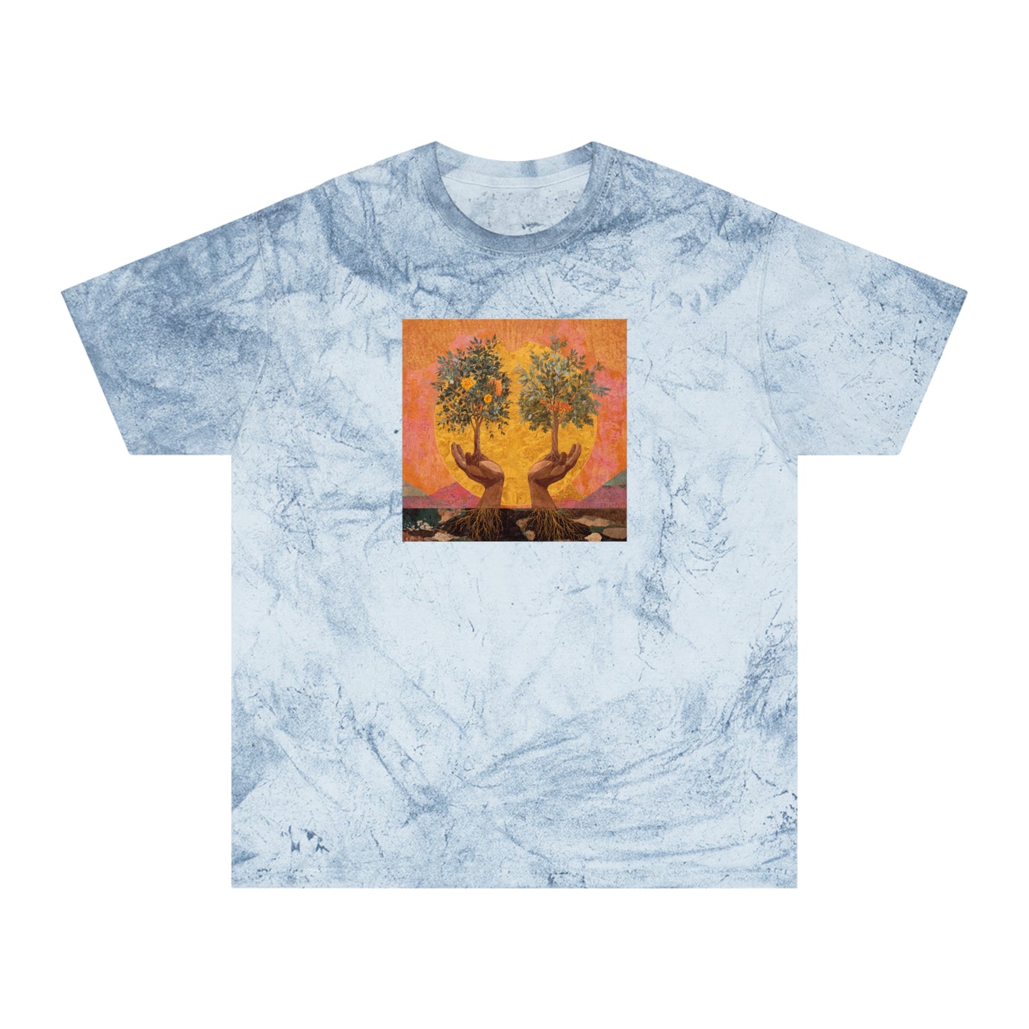 Unisex Color Bohemian Tee, Eco-Friendly Apparel