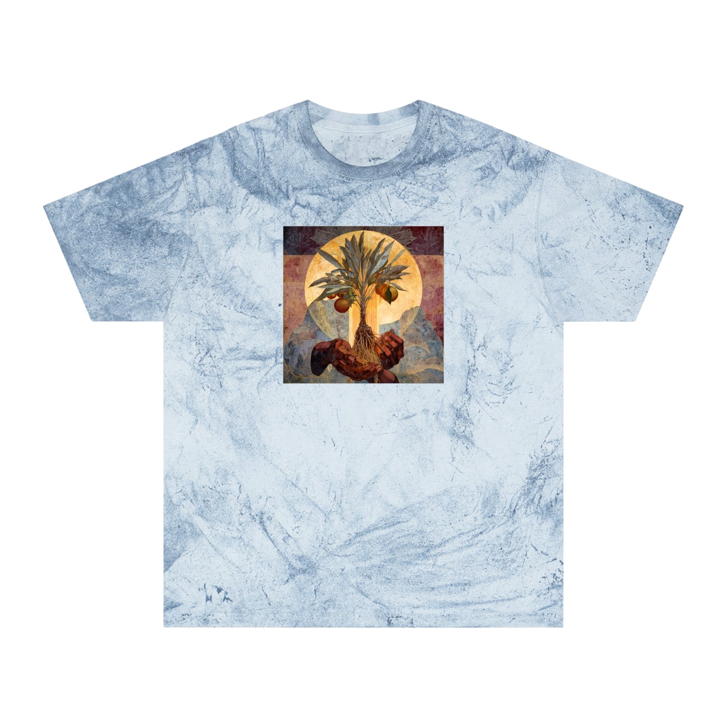 Tropical Vibe T-Shirt | Unisex Tie-Dye Tee for Festivals