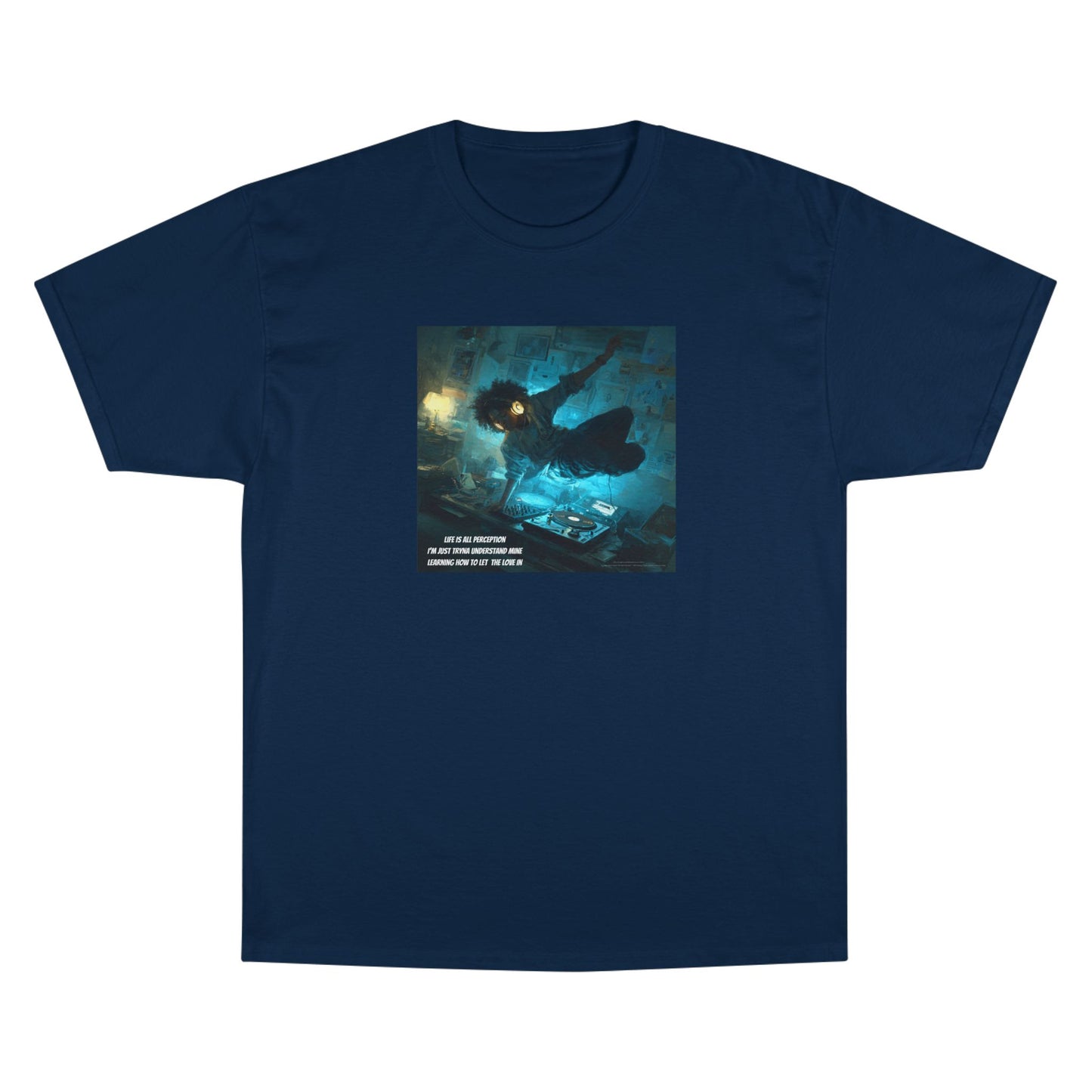 Cool Unisex Champion Style Graphic Tee | The Studio Artist