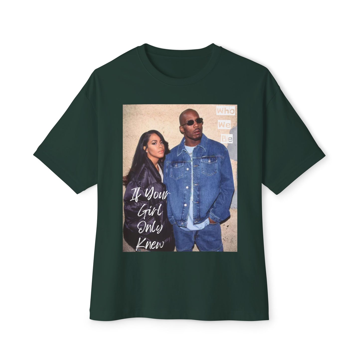 Retro Graphic Oversized Tee, Streetwear Top, Unisex Casual Shirt, Vintage Style Tee | Aaliyah & DMX