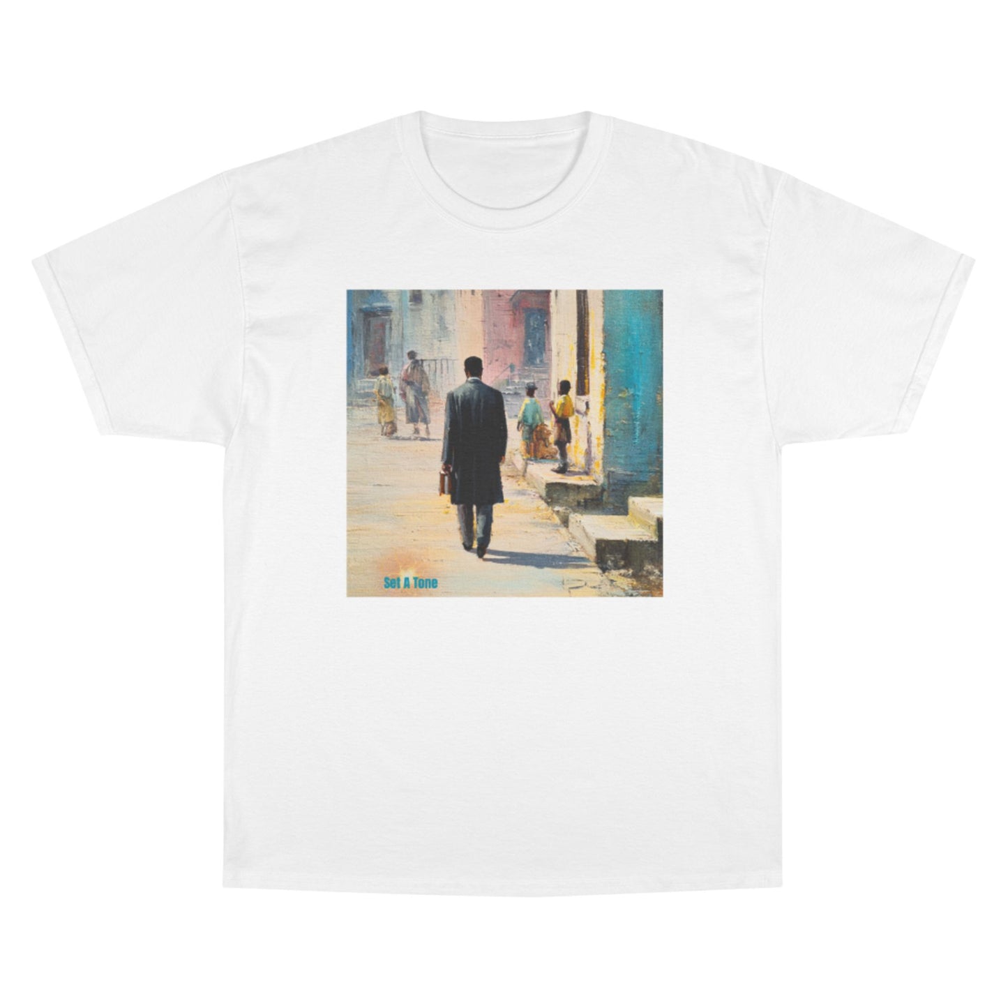 Artistic Unisex Champion T-Shirt | "Set A Tone"