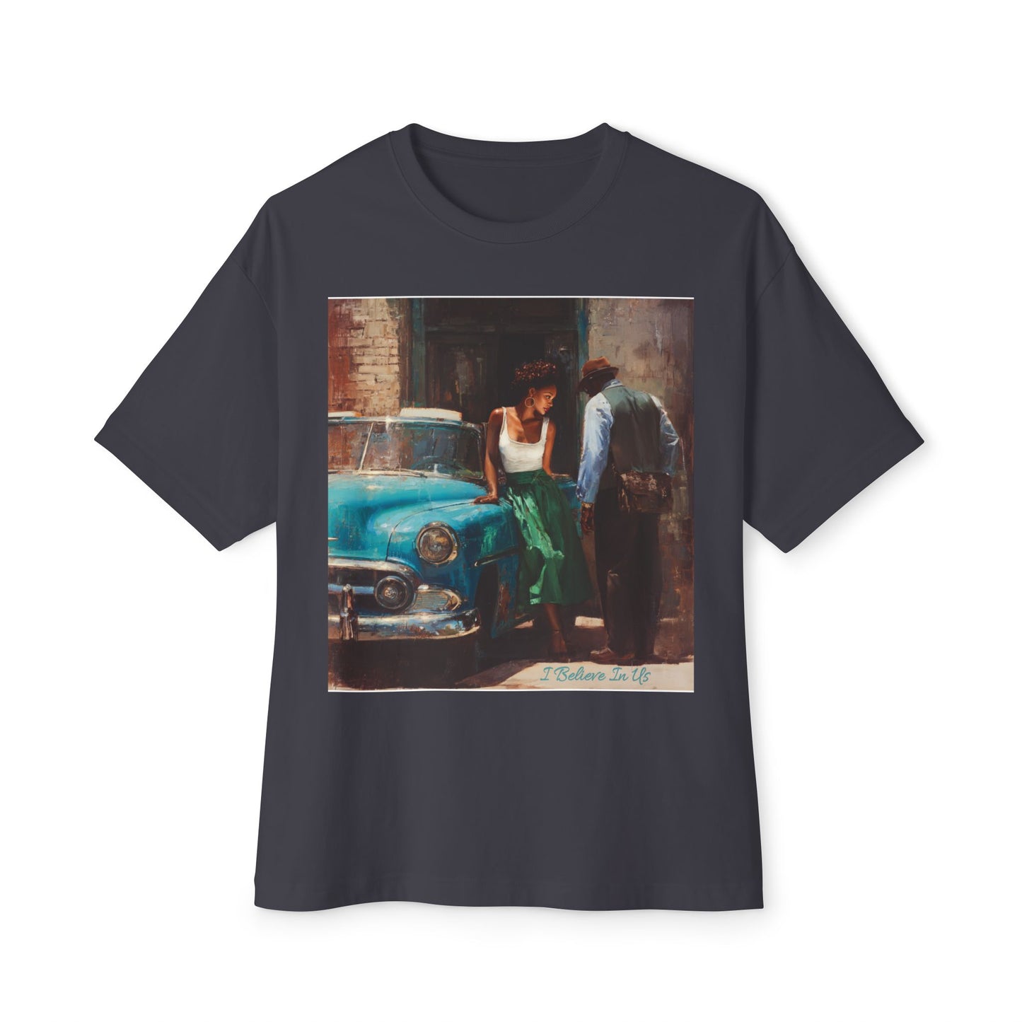 Vintage-Inspired Unisex Box Tee | "I Believe In Us"