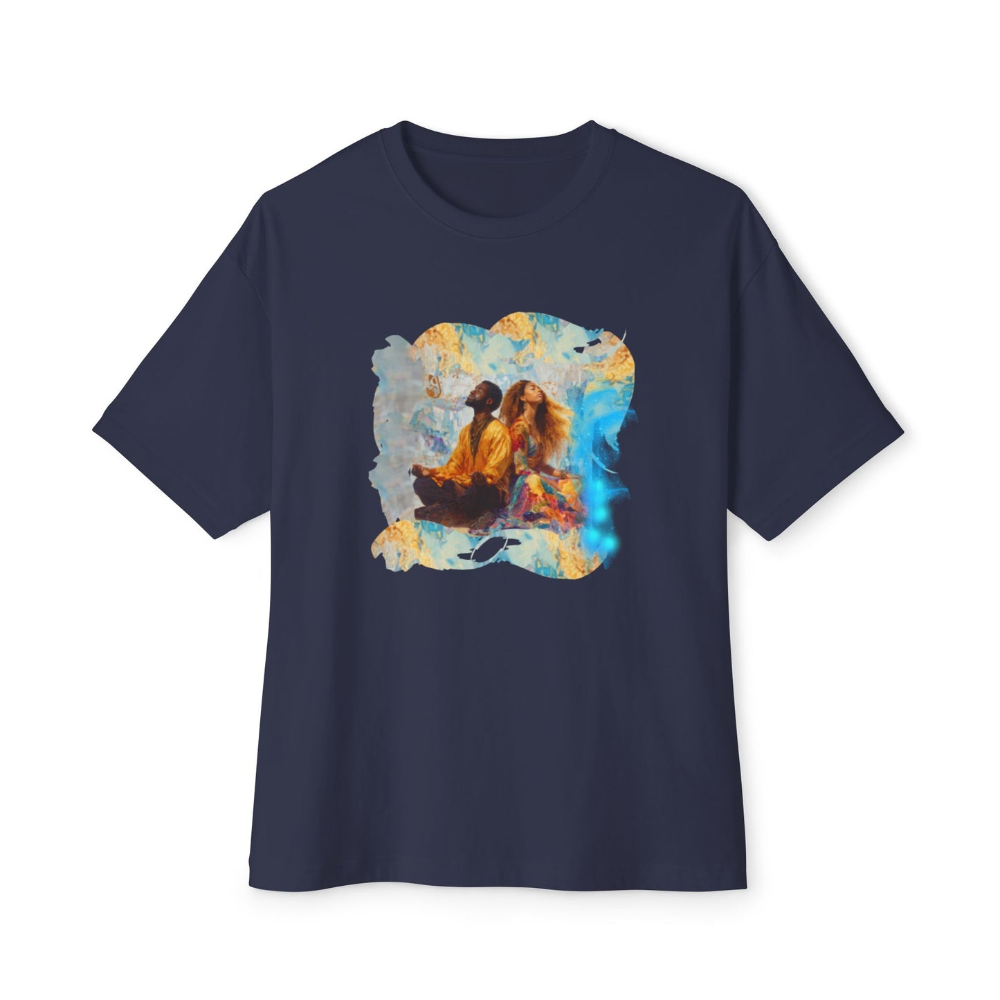 Unisex Oversized Box Tee, Music Creative Lovers | "Whats In Your Heart"