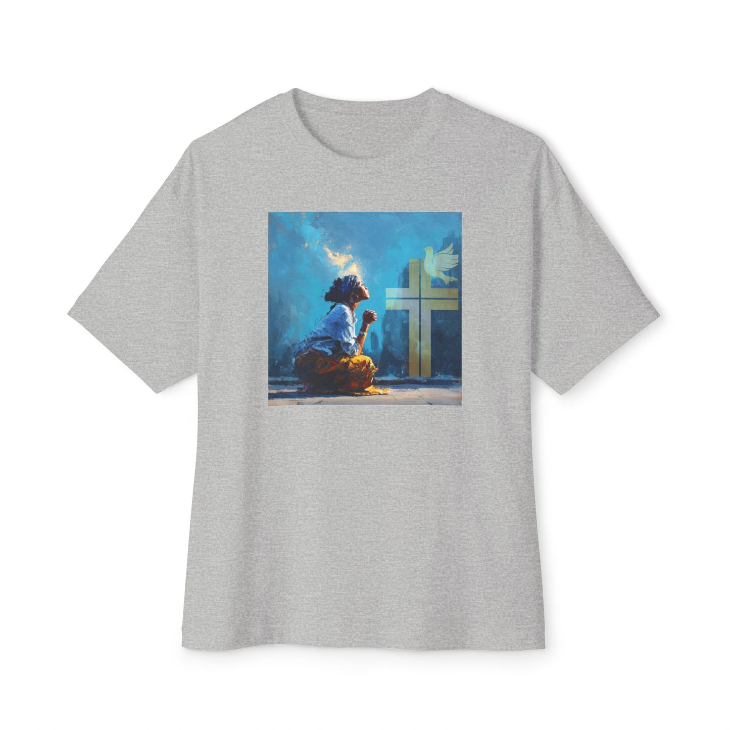 Unisex Oversized Boxy Tee | Prayer