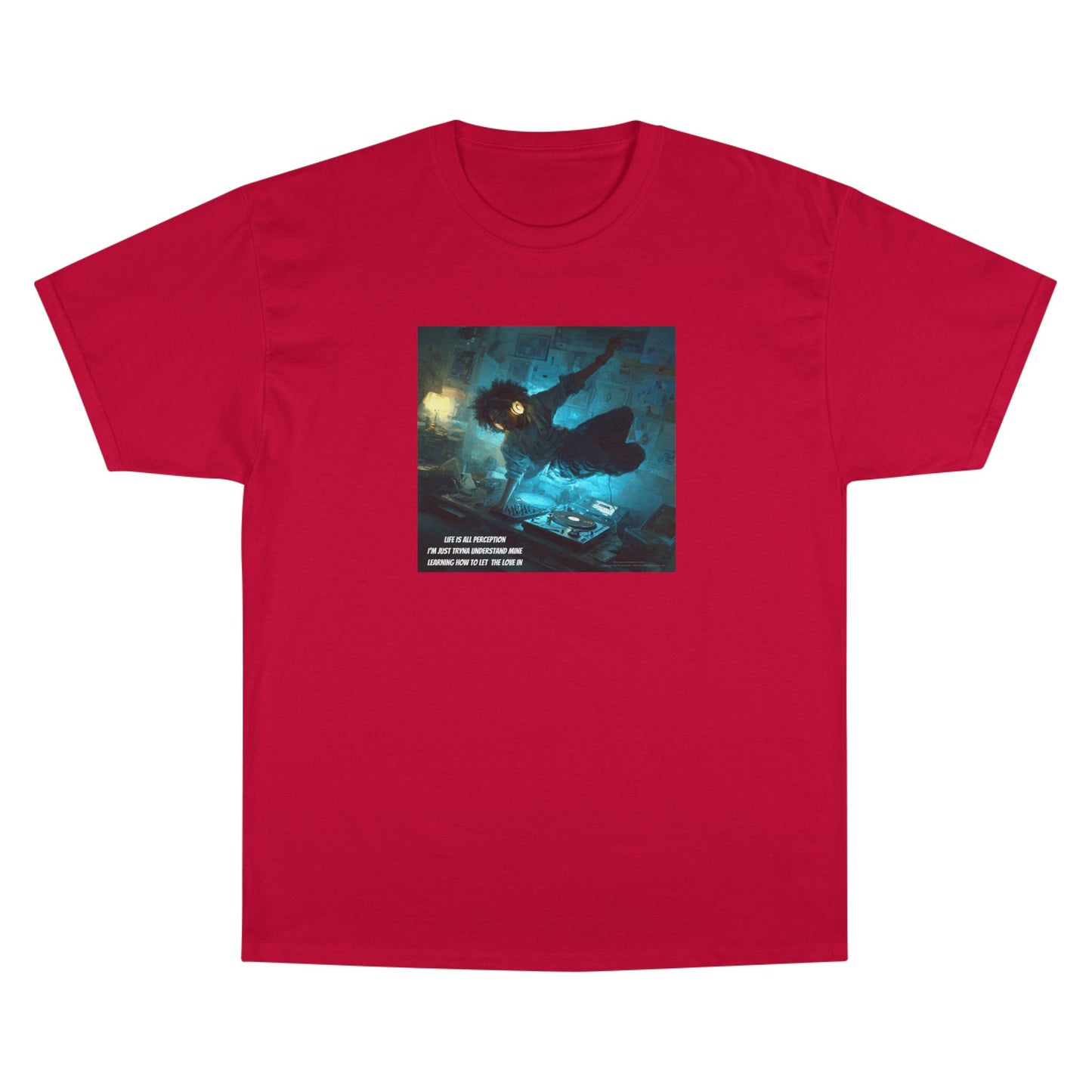 Cool Unisex Champion Style Graphic Tee | The Studio Artist