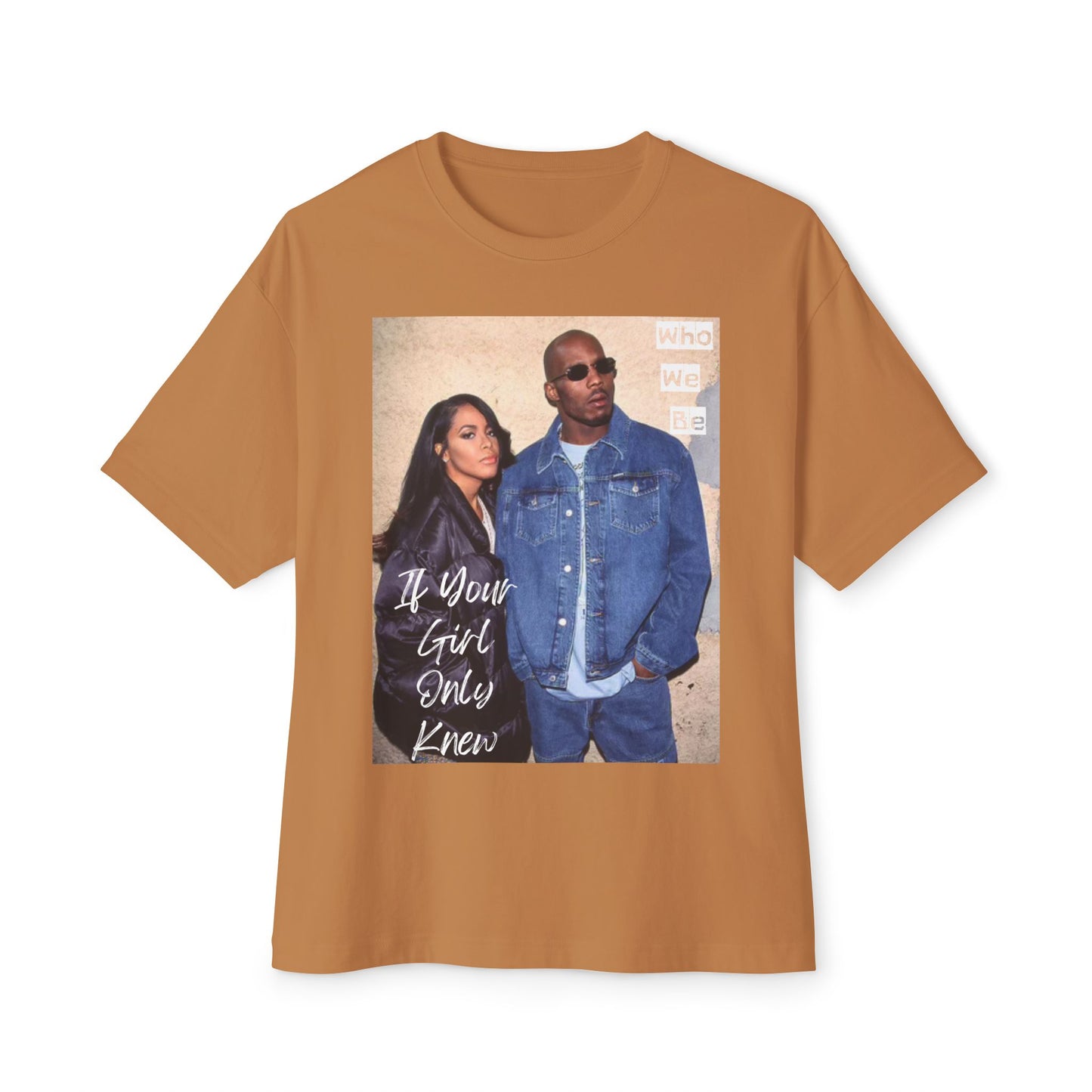 Retro Graphic Oversized Tee, Streetwear Top, Unisex Casual Shirt, Vintage Style Tee | Aaliyah & DMX