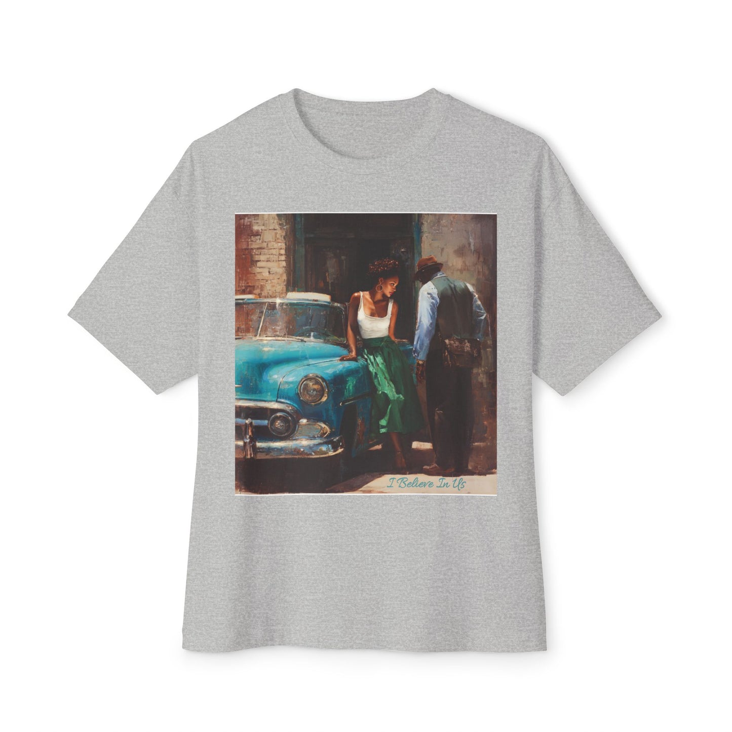 Vintage-Inspired Unisex Box Tee | "I Believe In Us"