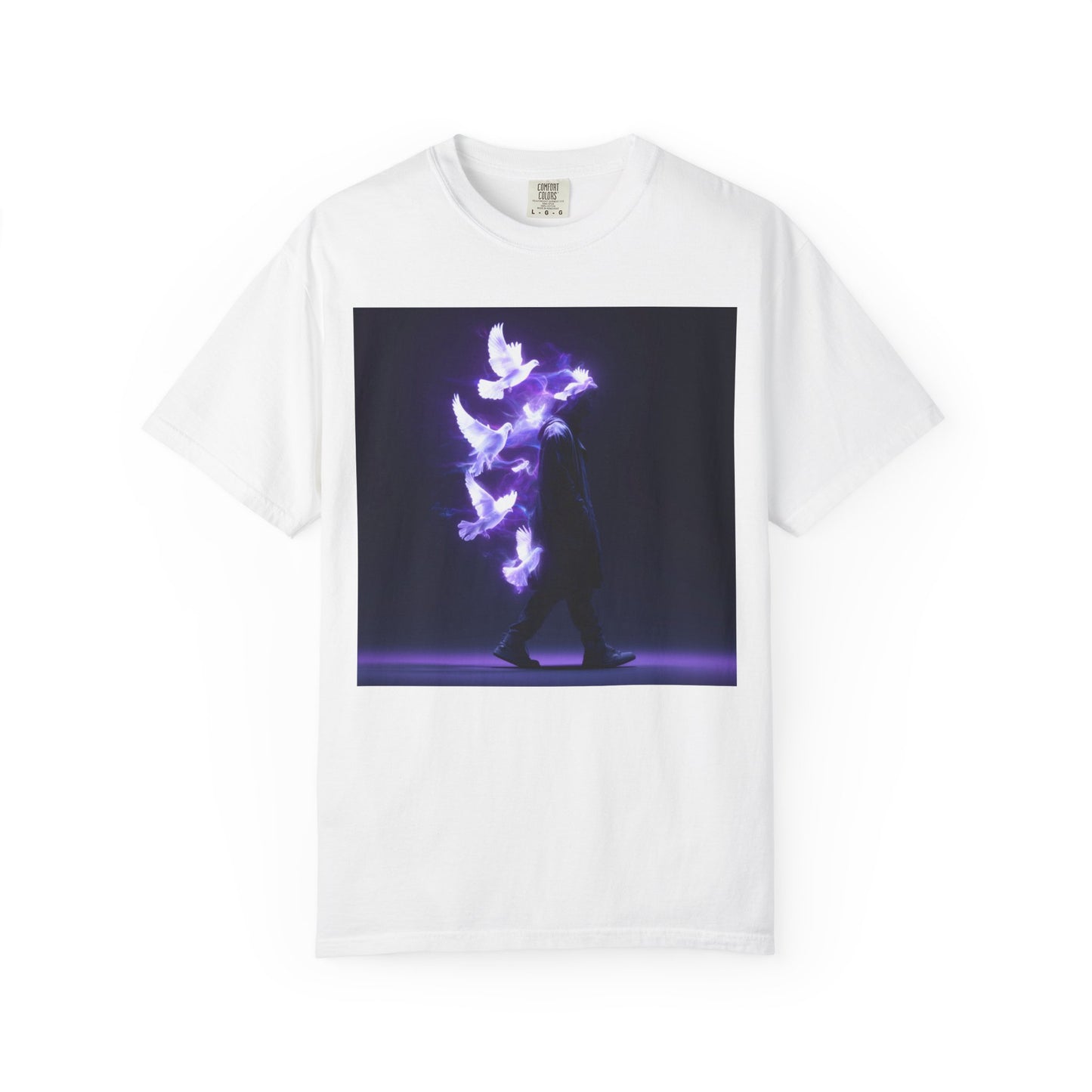 Ethereal T-Shirt with Mystical Doves