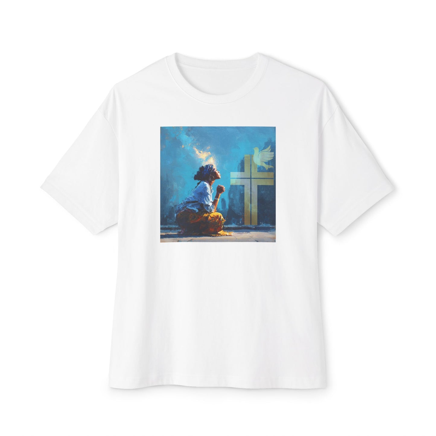 Unisex Oversized Boxy Tee | Prayer